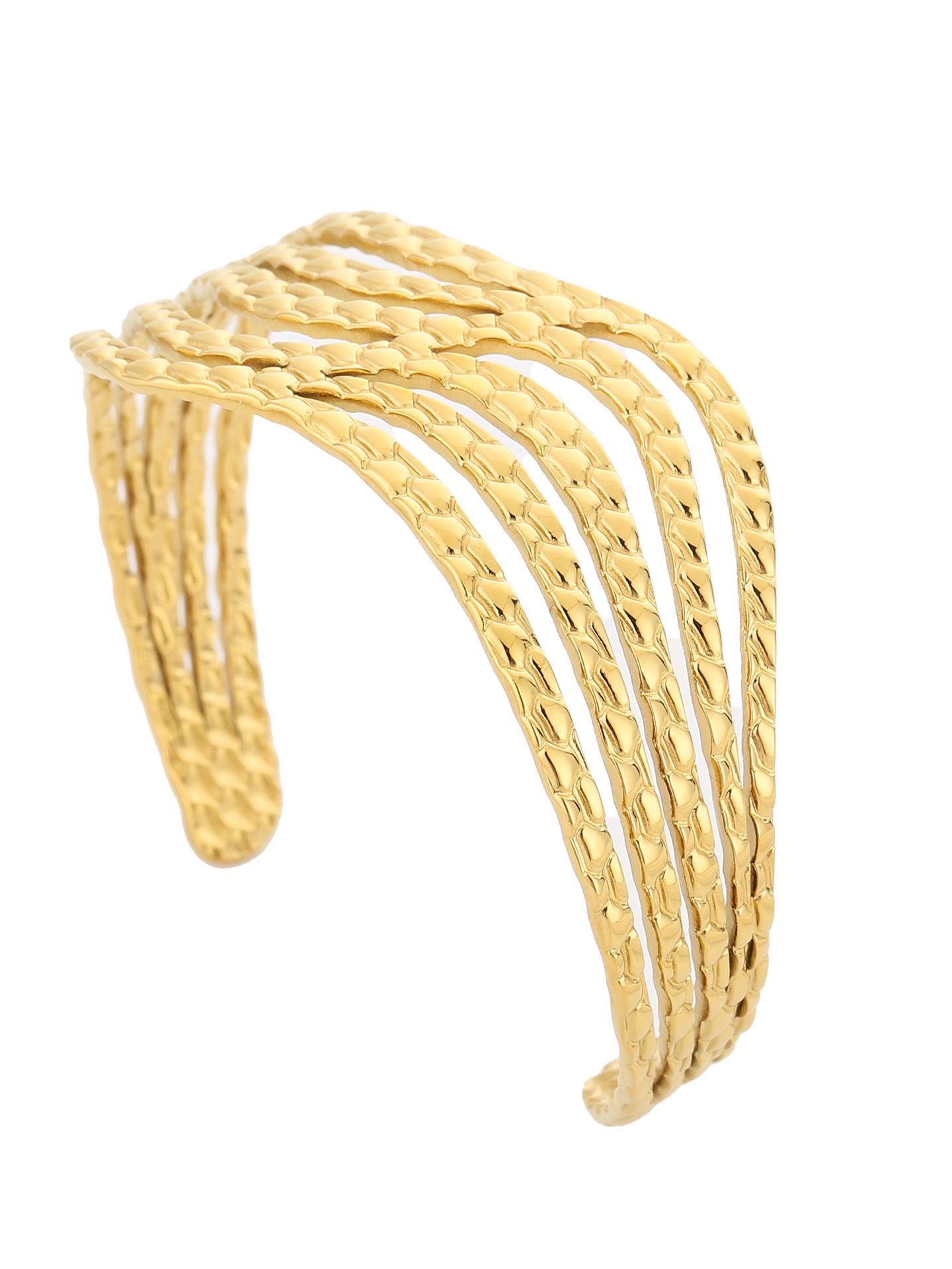 Schijvens mode Armband Flow Goud 00082457-2400