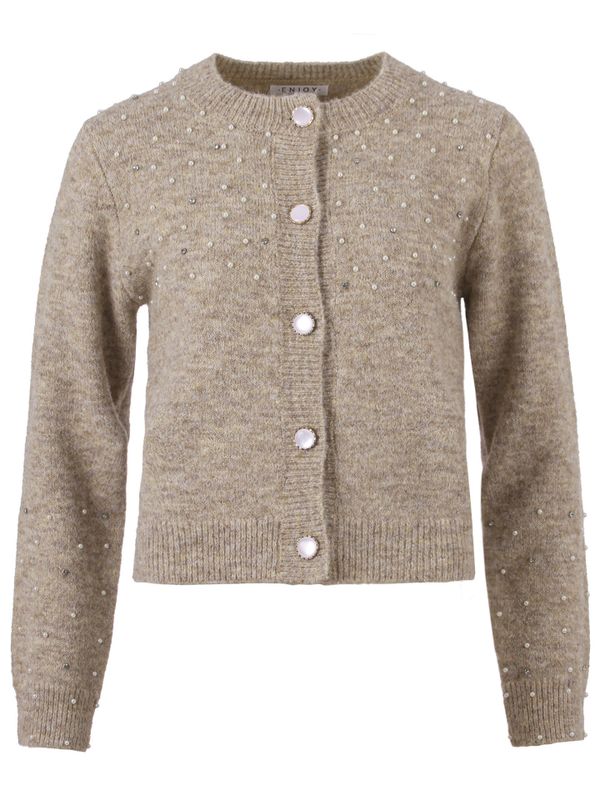 Enjoy Womenswear Vest Eline Taupe 2900078349064
