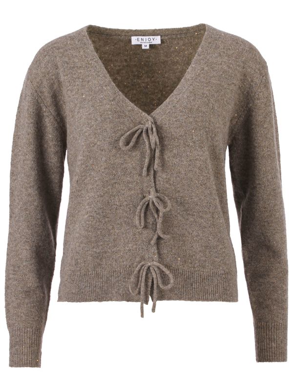 Enjoy Womenswear Vest Claire Taupe 2900078364050