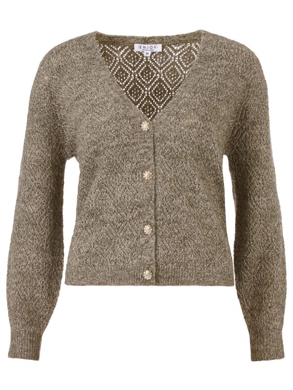 Enjoy Womenswear Vest Evelien Taupe 2900078375025
