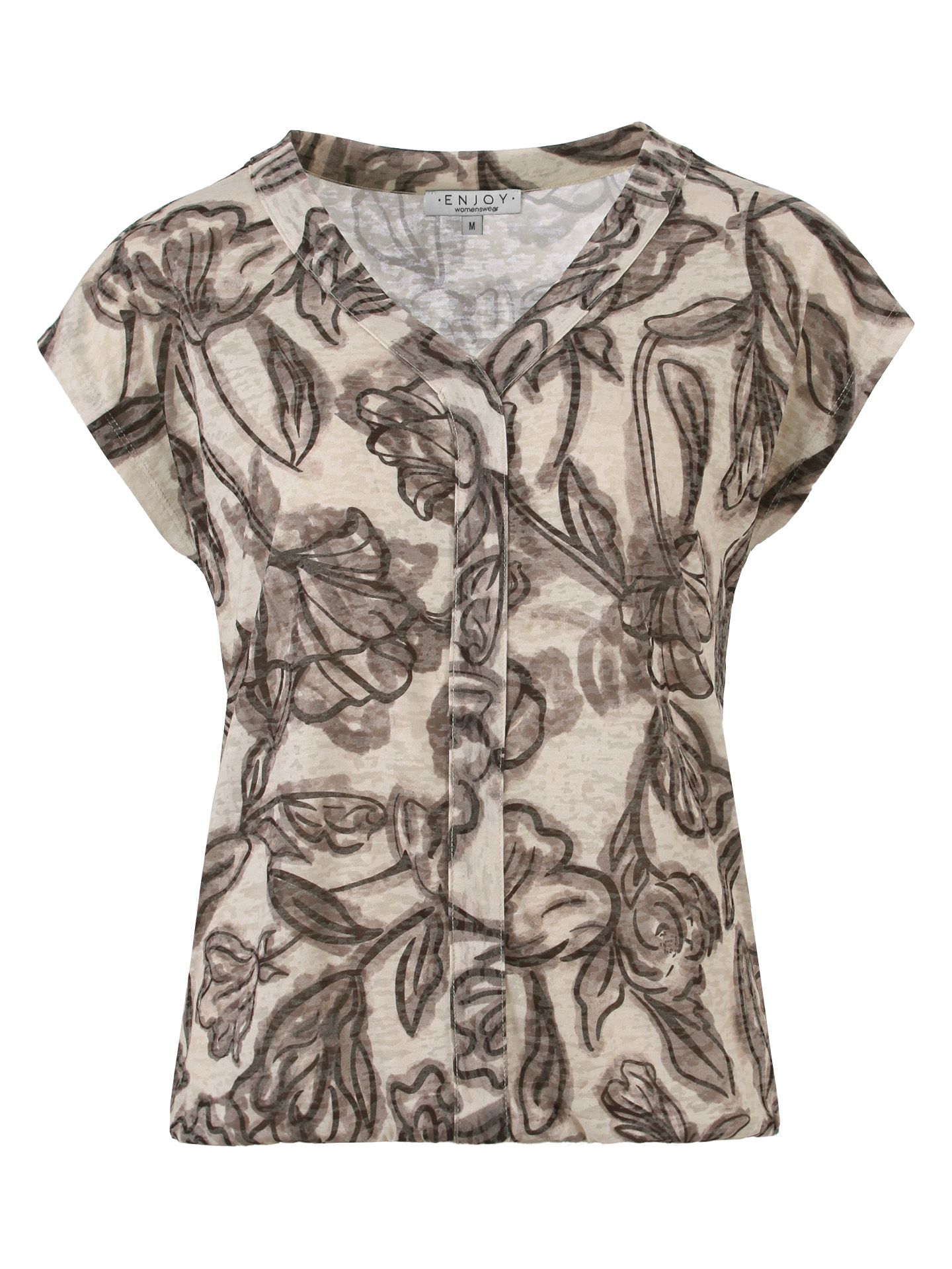 Enjoy Womenswear Shirt Chloë Taupe 00082481-5510