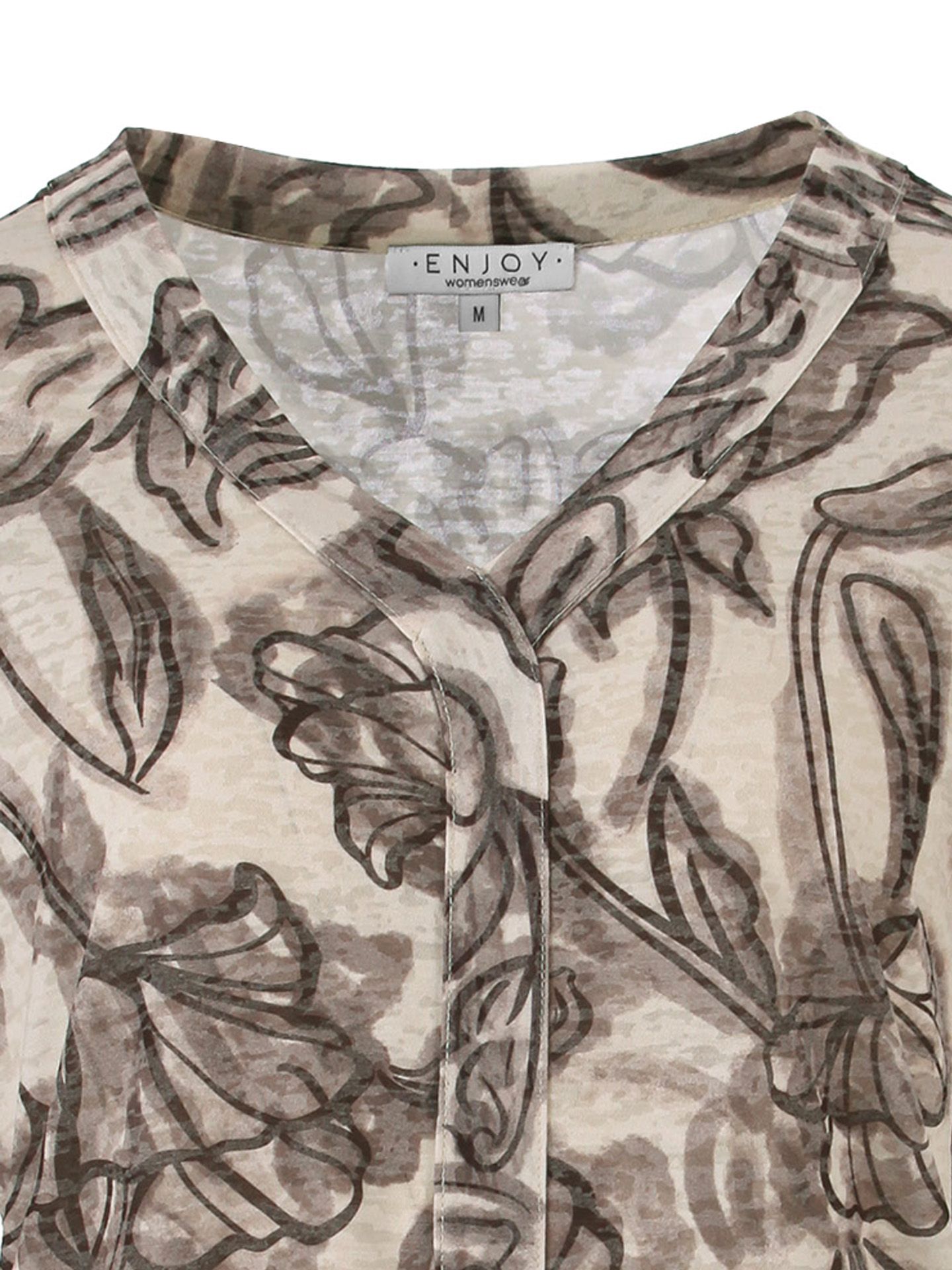 Enjoy Womenswear Shirt Chloë Taupe 00082481-5510