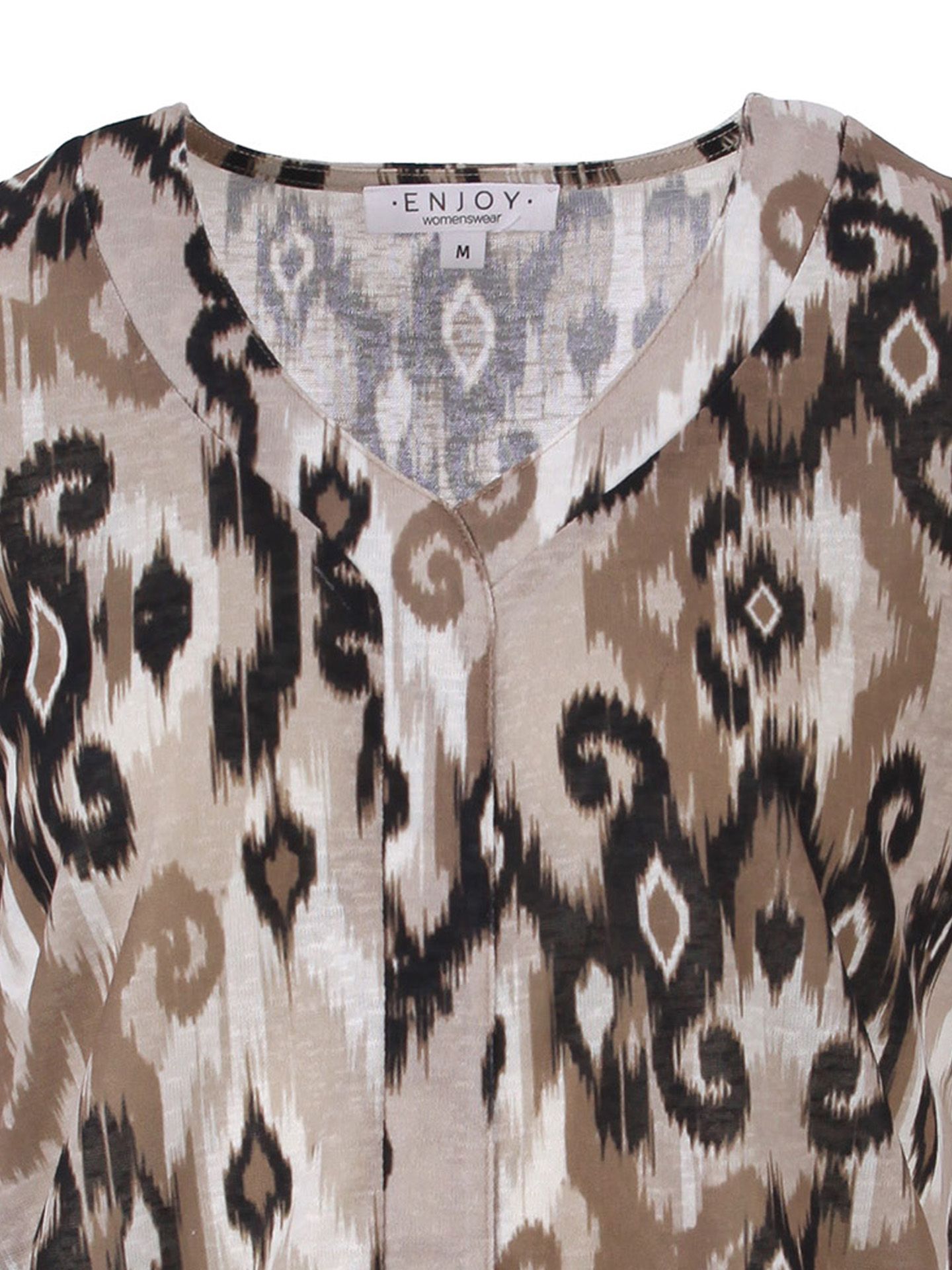 Enjoy Womenswear Shirt Sabine Taupe 00082489-5500