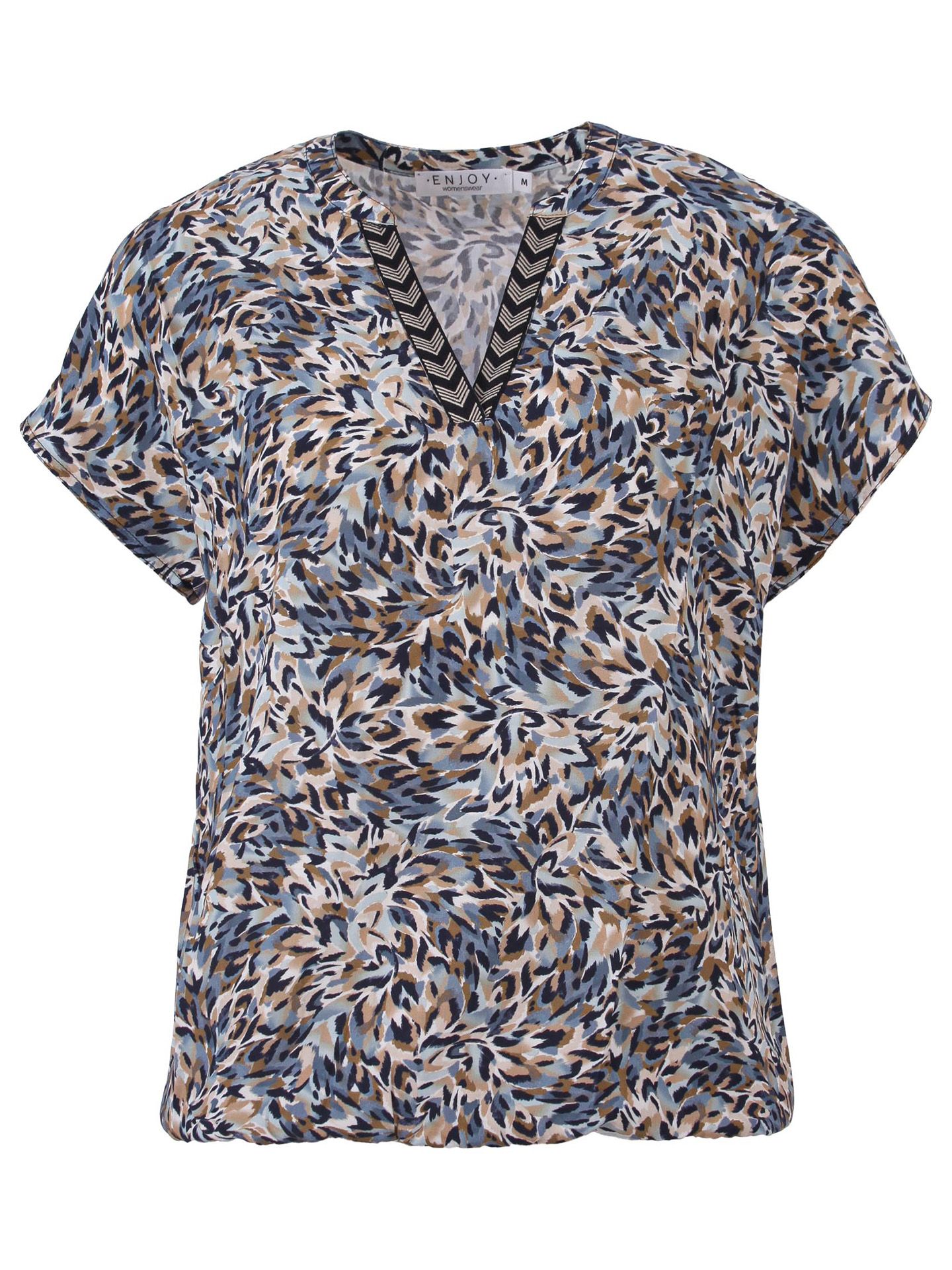 Enjoy Womenswear Blouse Angela Blauw 2900078400024