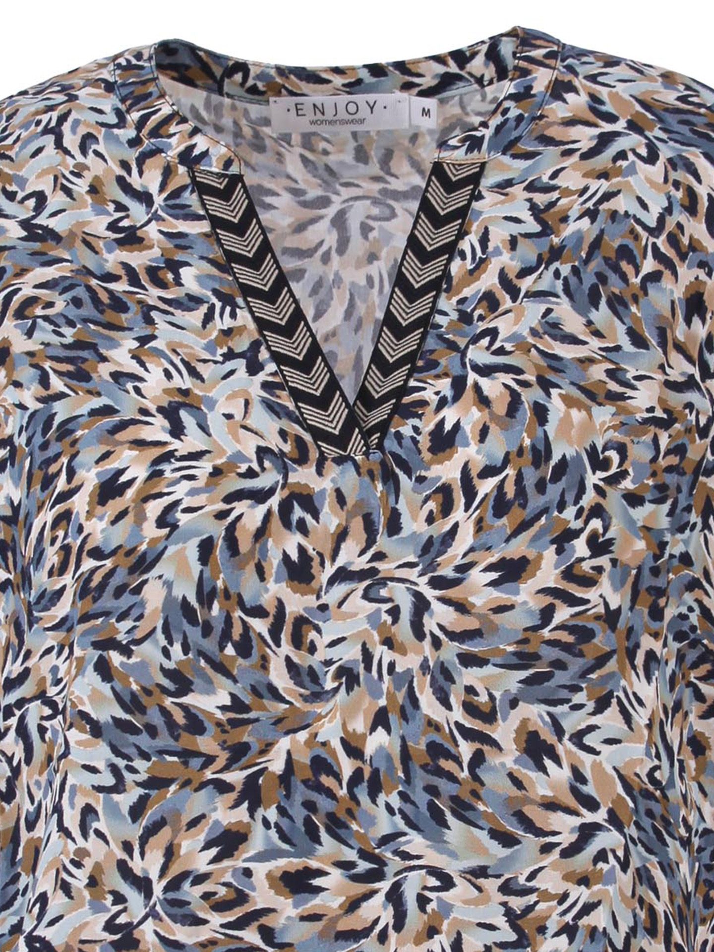 Enjoy Womenswear Shirt Angela Blauw 00082495-1350