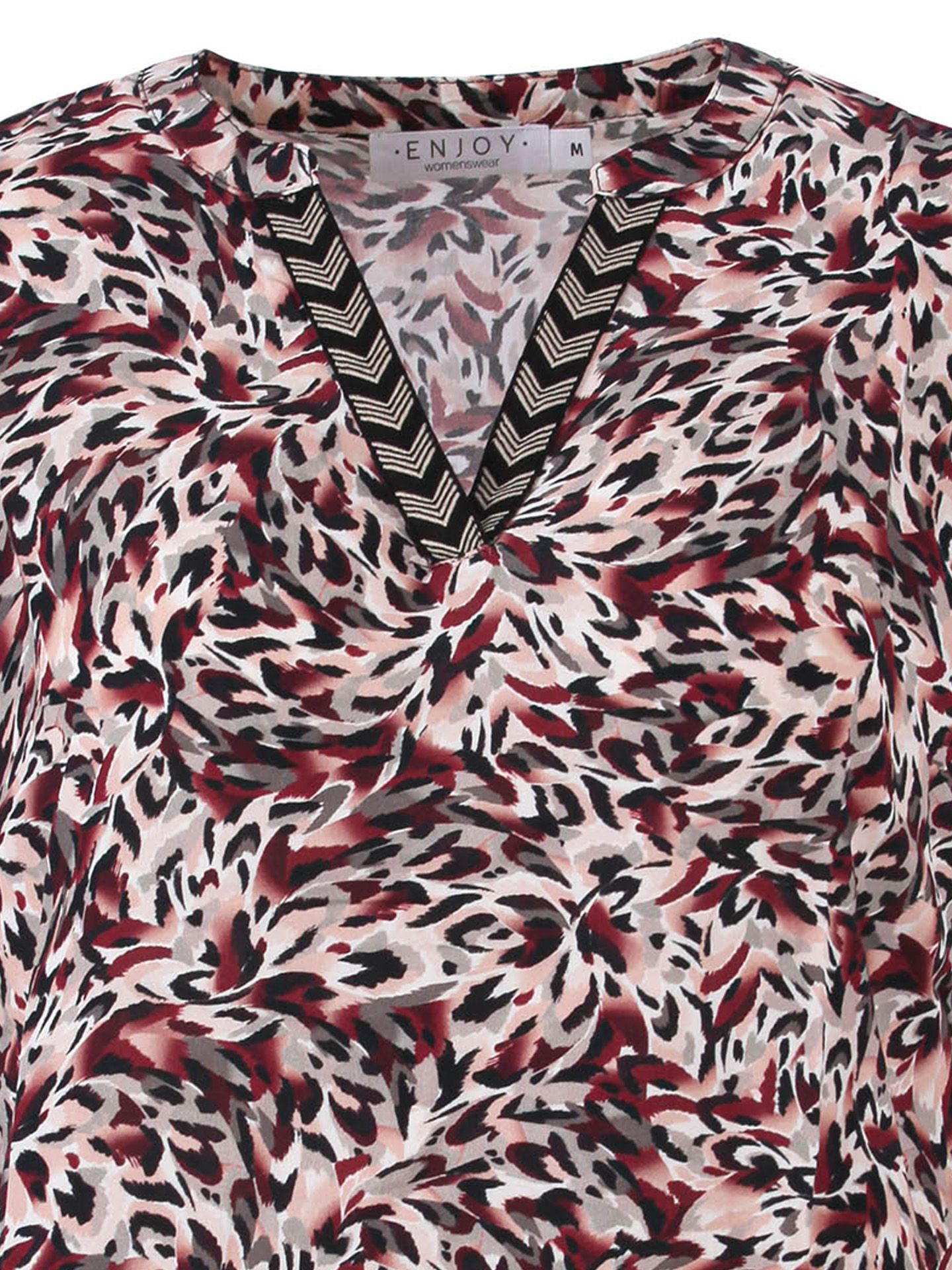 Enjoy Womenswear Shirt Angela Rood 00082495-3650