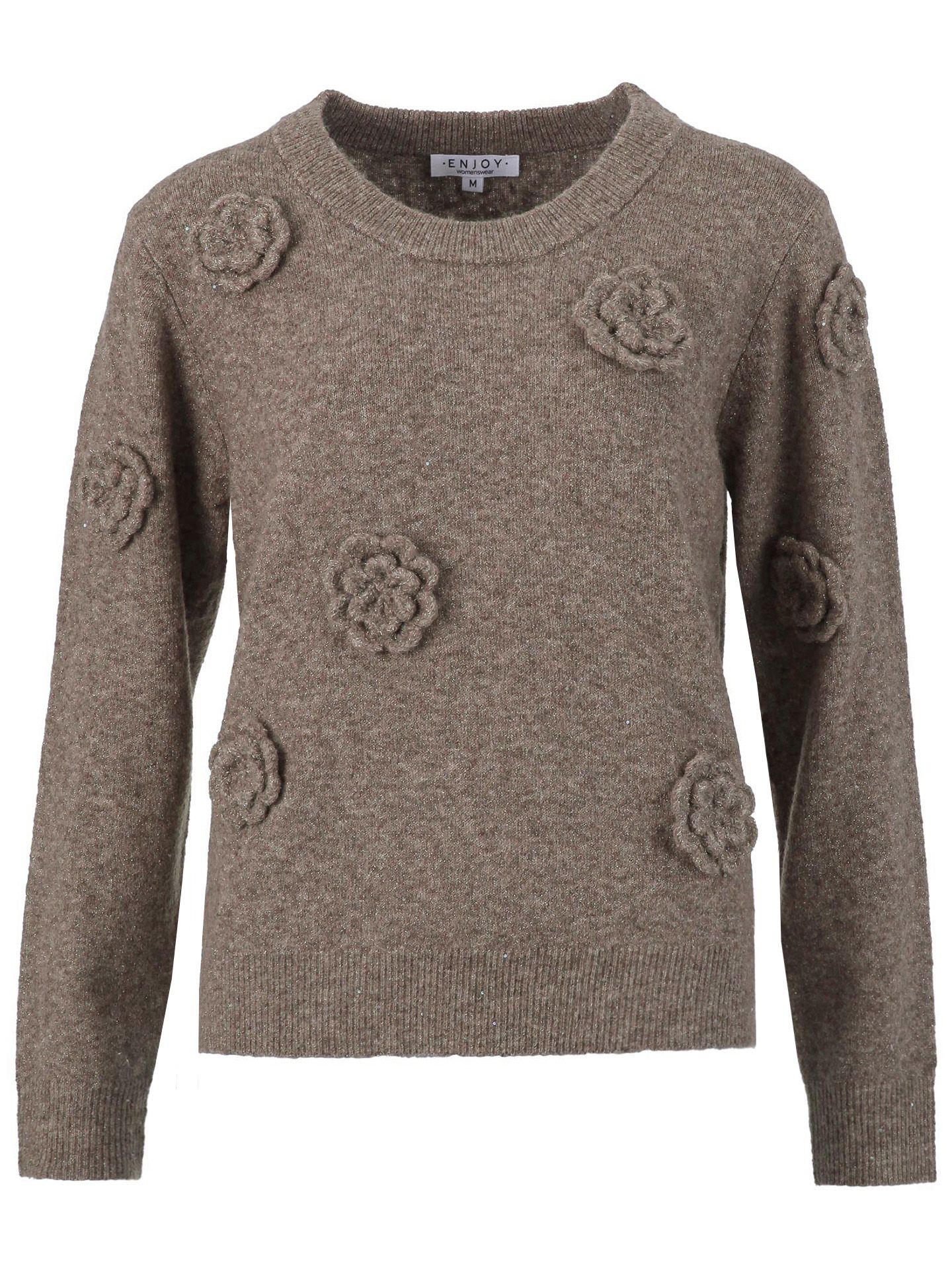 Enjoy Womenswear Trui Ilona Taupe 00082498-5500