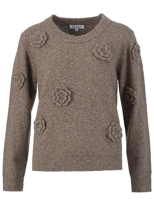 Enjoy Womenswear Trui Ilona Taupe 2900078406064