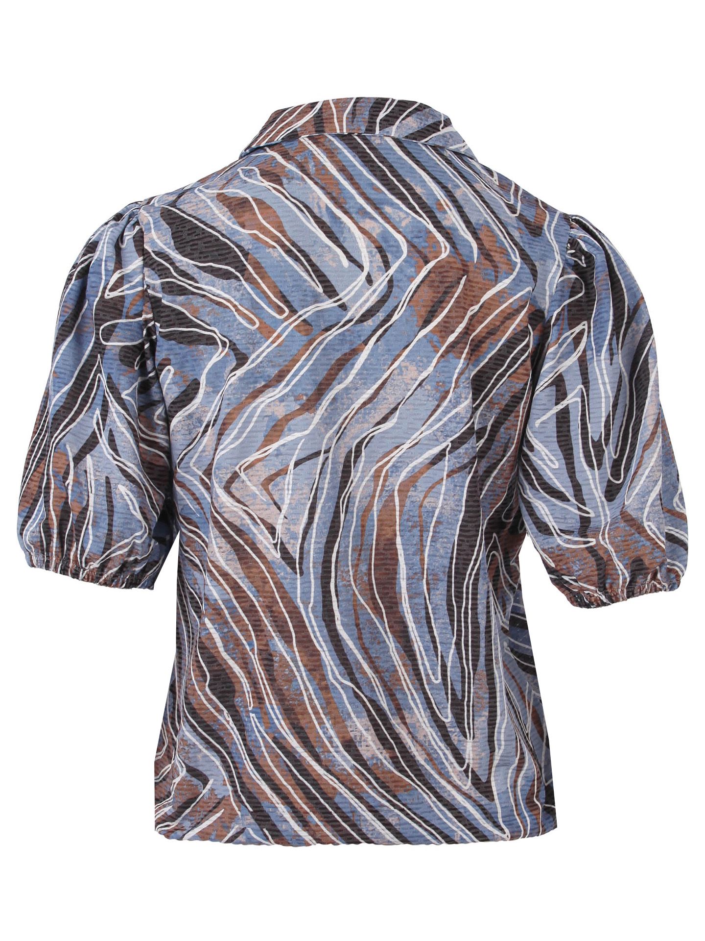Enjoy Womenswear Shirt Gerda Blauw 00082499-1850