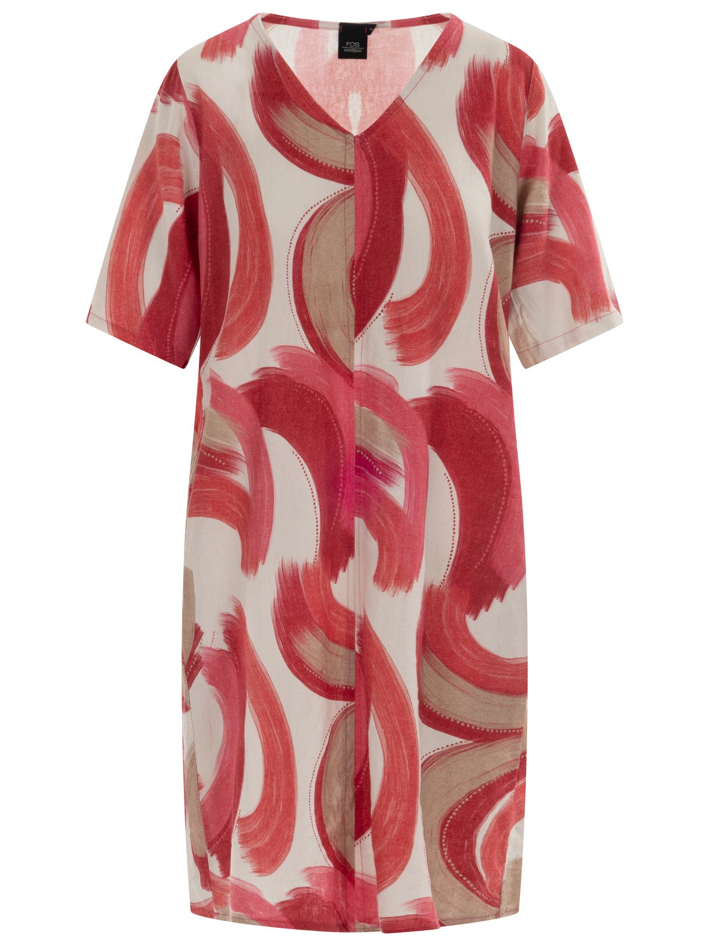 FOS Fashion Jurk Linde Rood 00082511-4800
