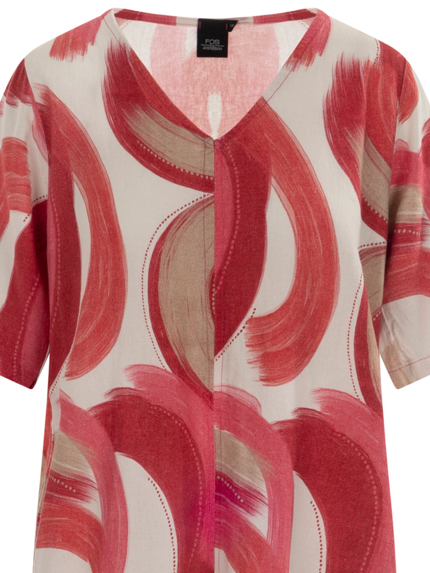 FOS Fashion Jurk Linde Rood 00082511-4800