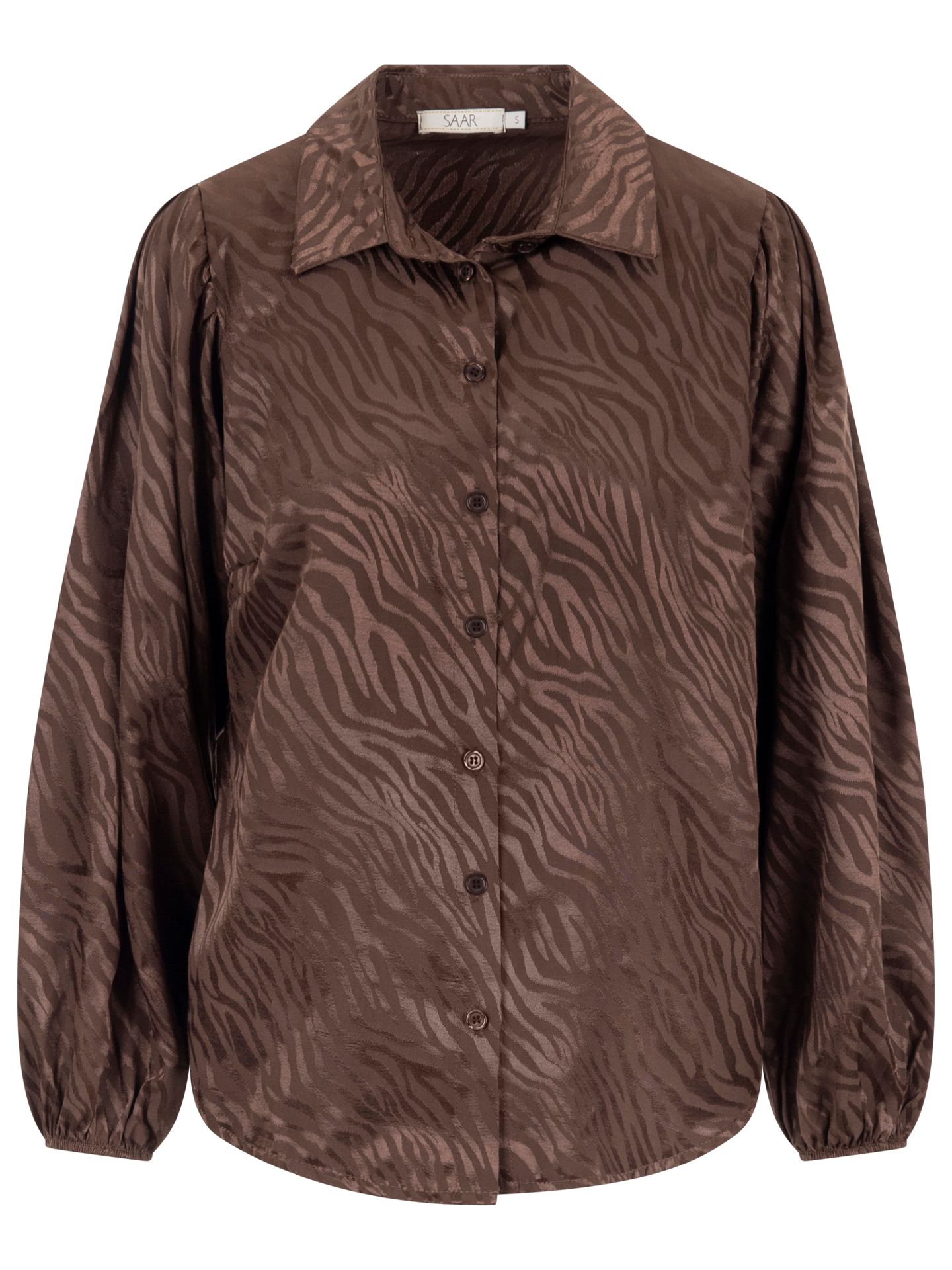 SAAR Blouse Milde Bruin 2900078477033