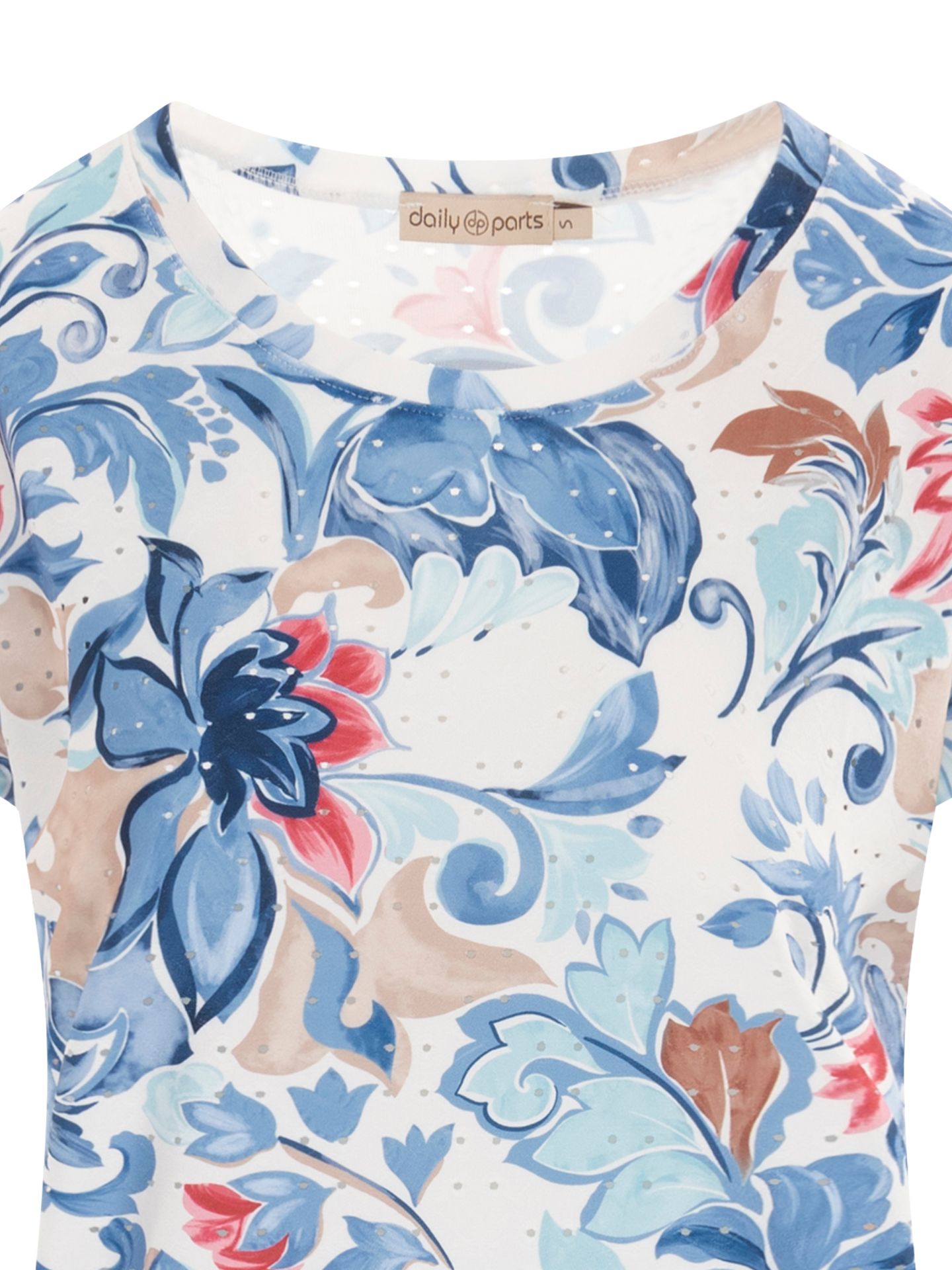 daily parts Shirt Valentina Blauw 00082548-1350