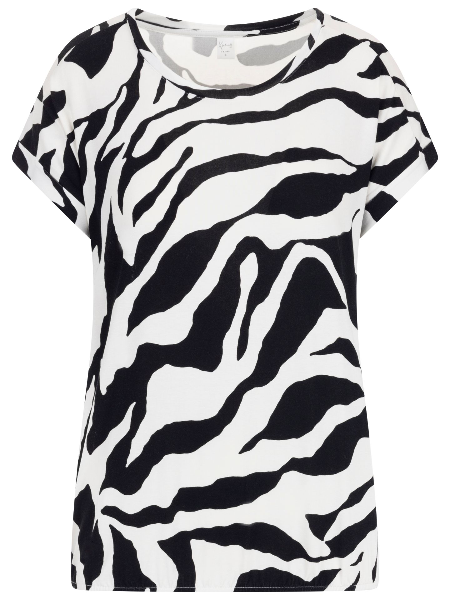 NED Shirt Brisia Zwart-wit 00082558-7900