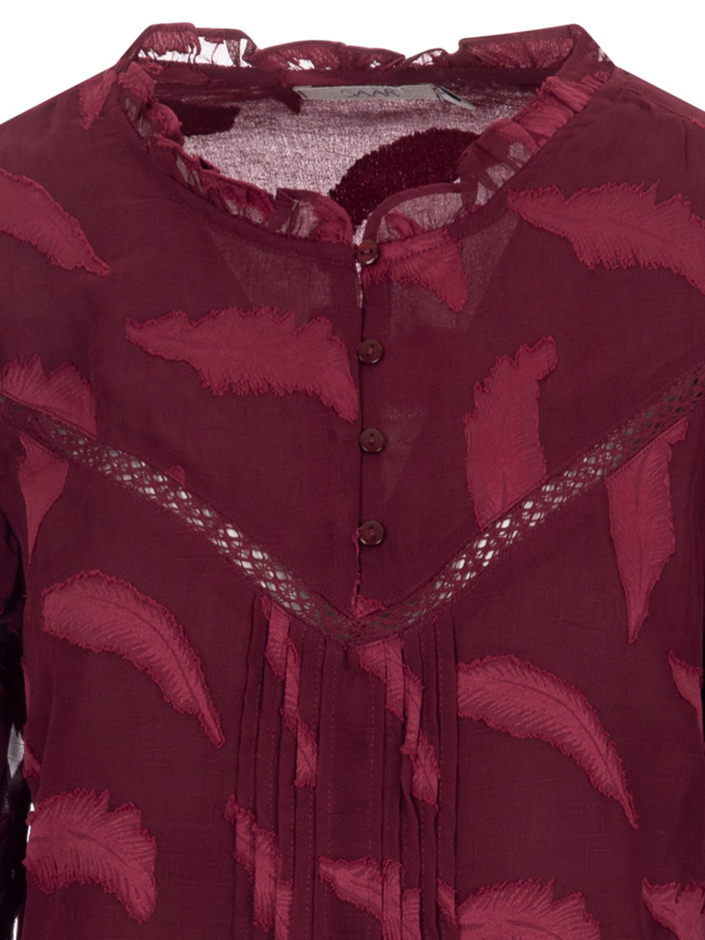 SAAR Blouse Renee Rood 00082573-3600