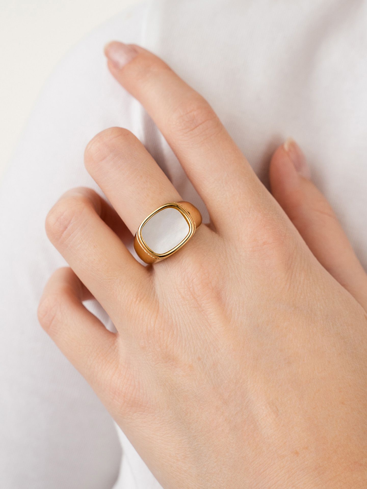 Schijvens mode Ring Lauren Goud 00082610-2400