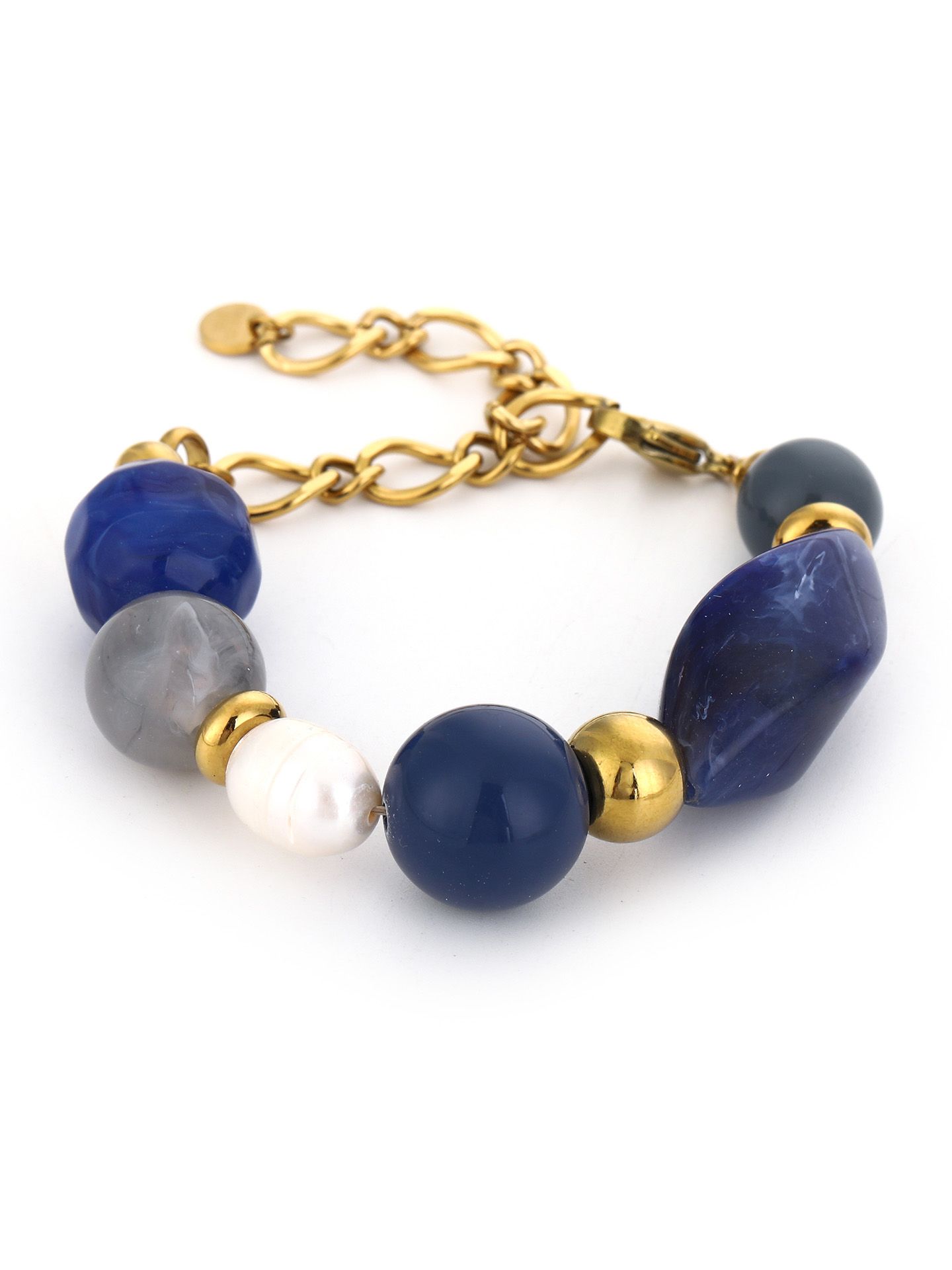 Schijvens mode Armband Jojo  Blauw 00082620-1400
