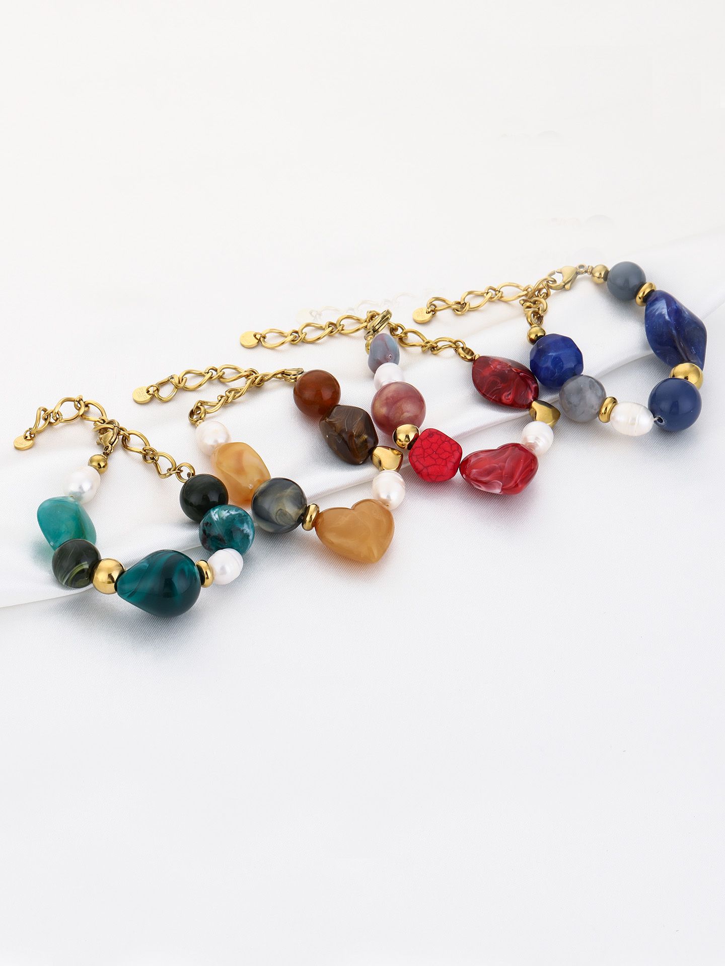 Schijvens mode Armband Jojo Rood 00082620-4800