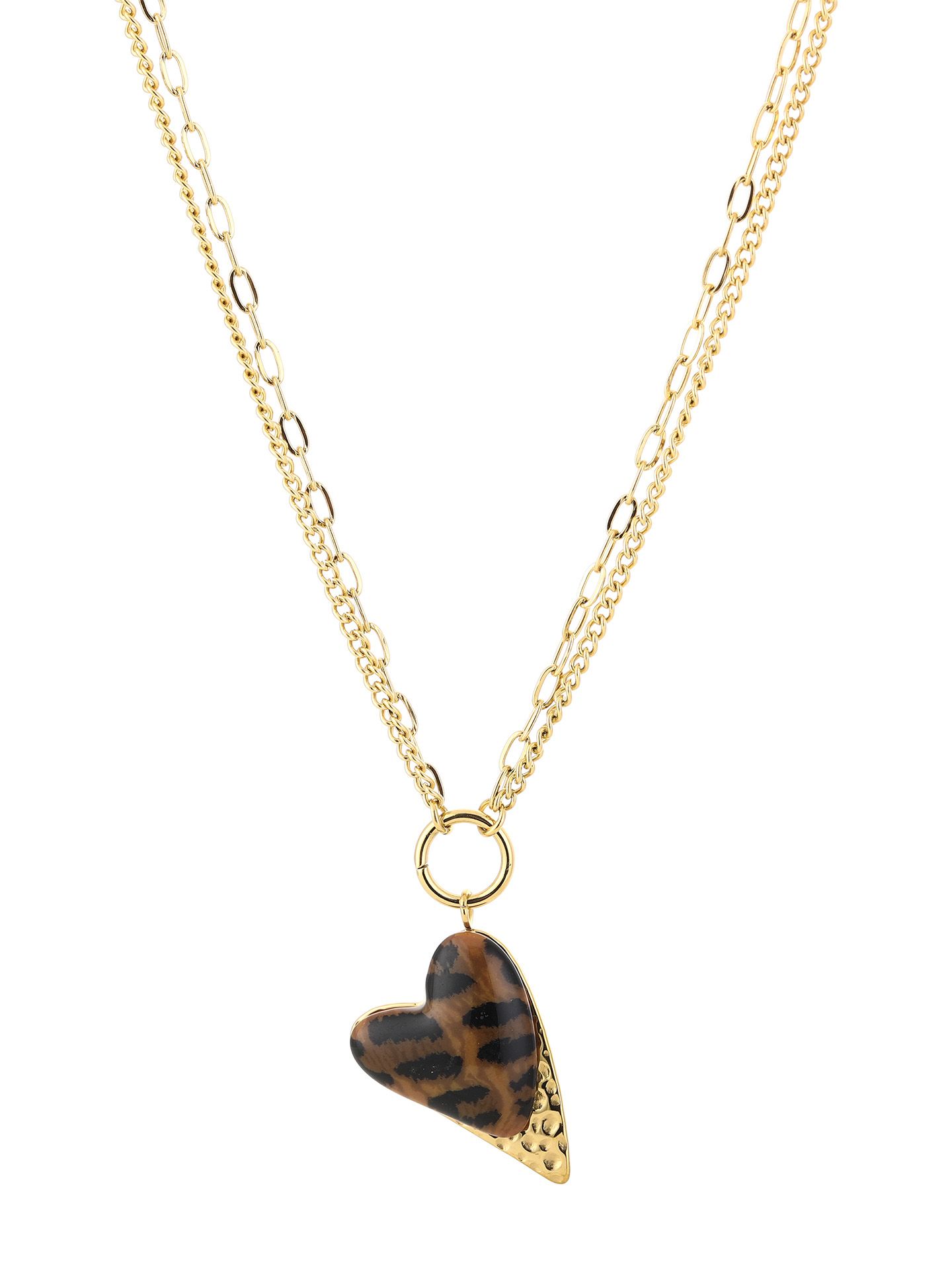 Schijvens mode Ketting Jaqueline Goud 00082621-2400
