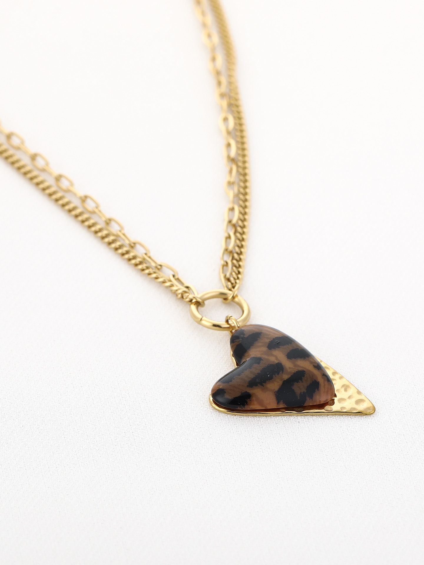 Schijvens mode Ketting Jaqueline Goud 00082621-2400