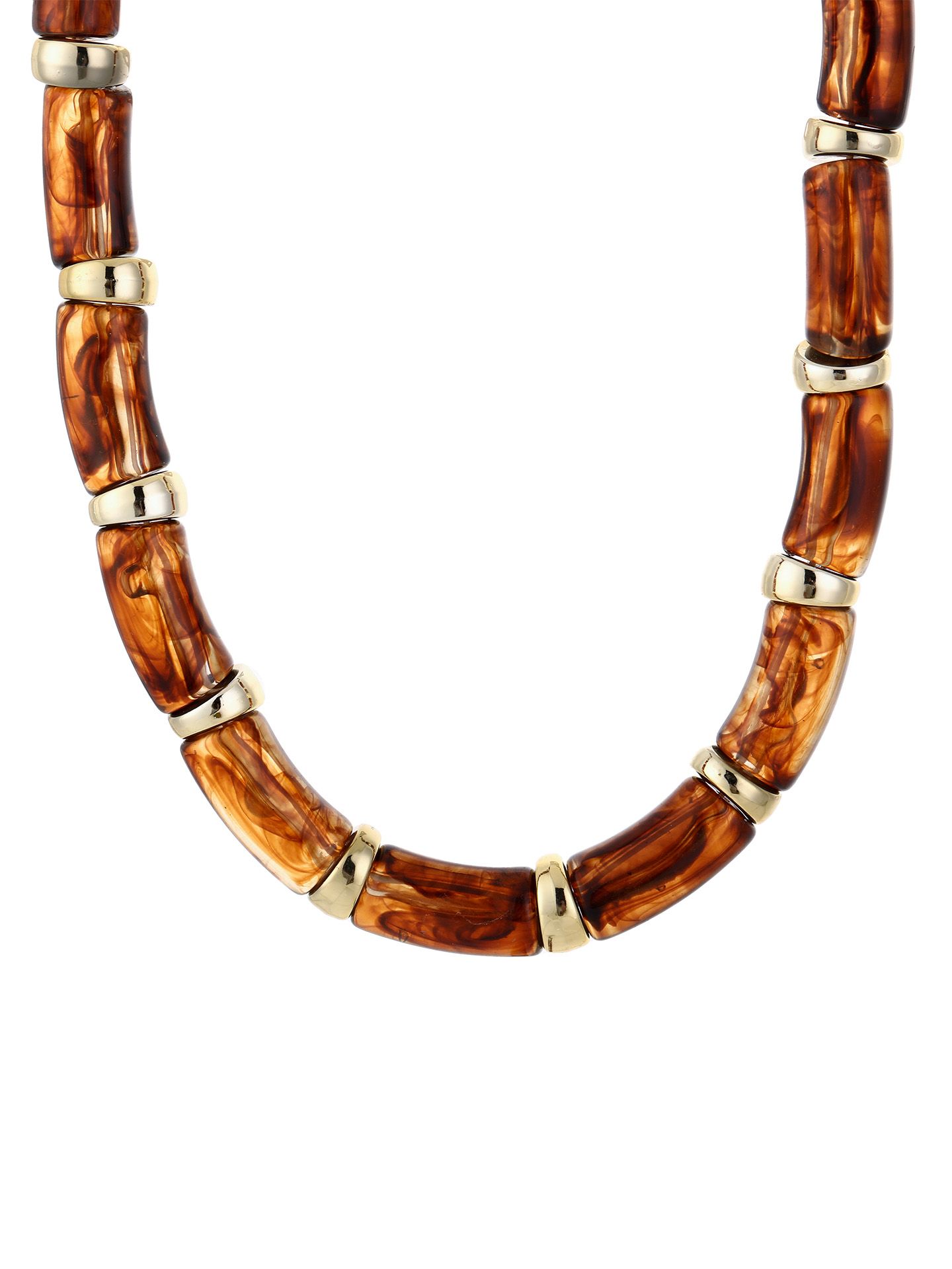 Schijvens mode Ketting Jooske  Bruin 00082623-5801