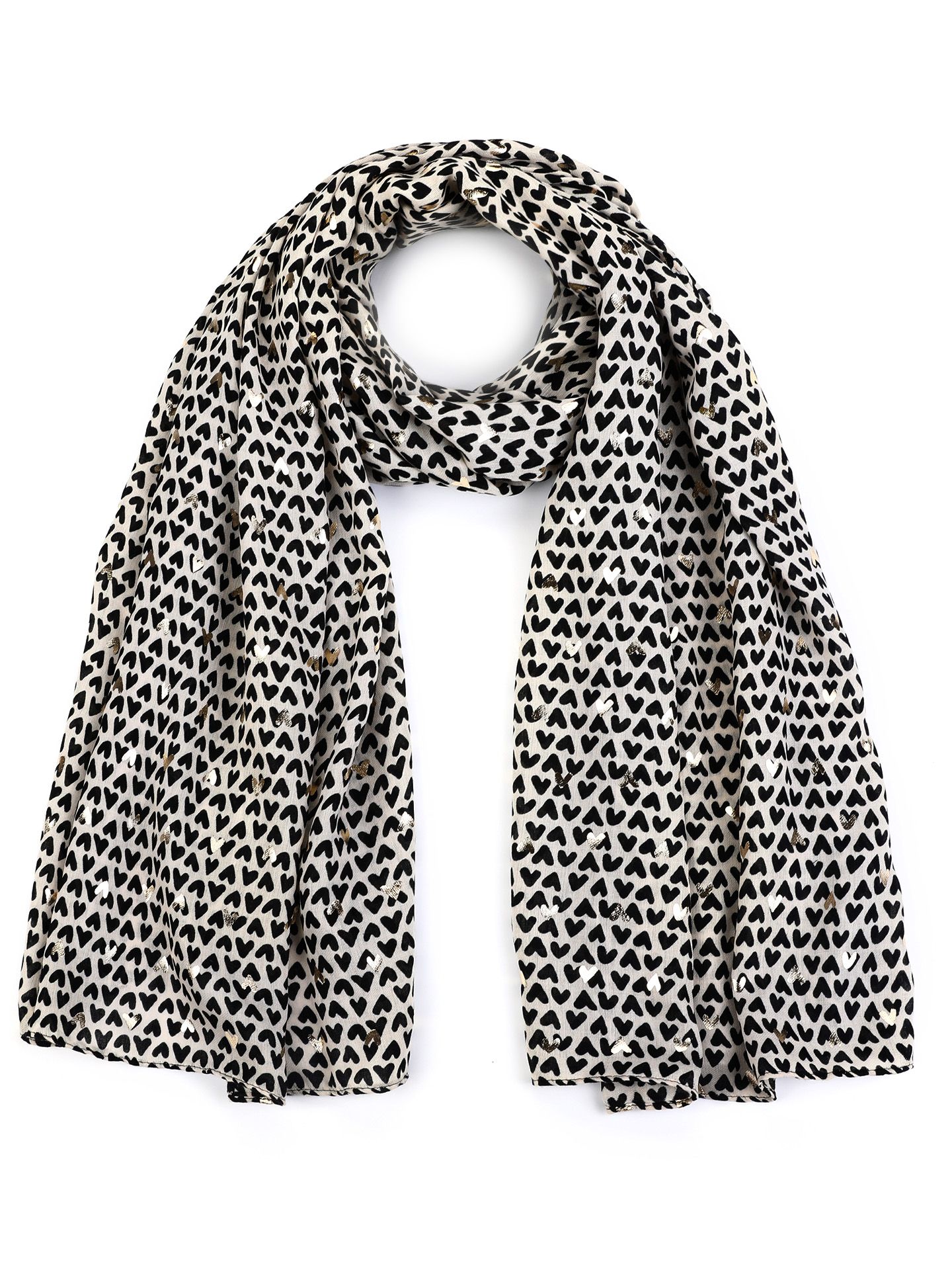 Schijvens mode Sjaal Maya  Beige 00082630-5200