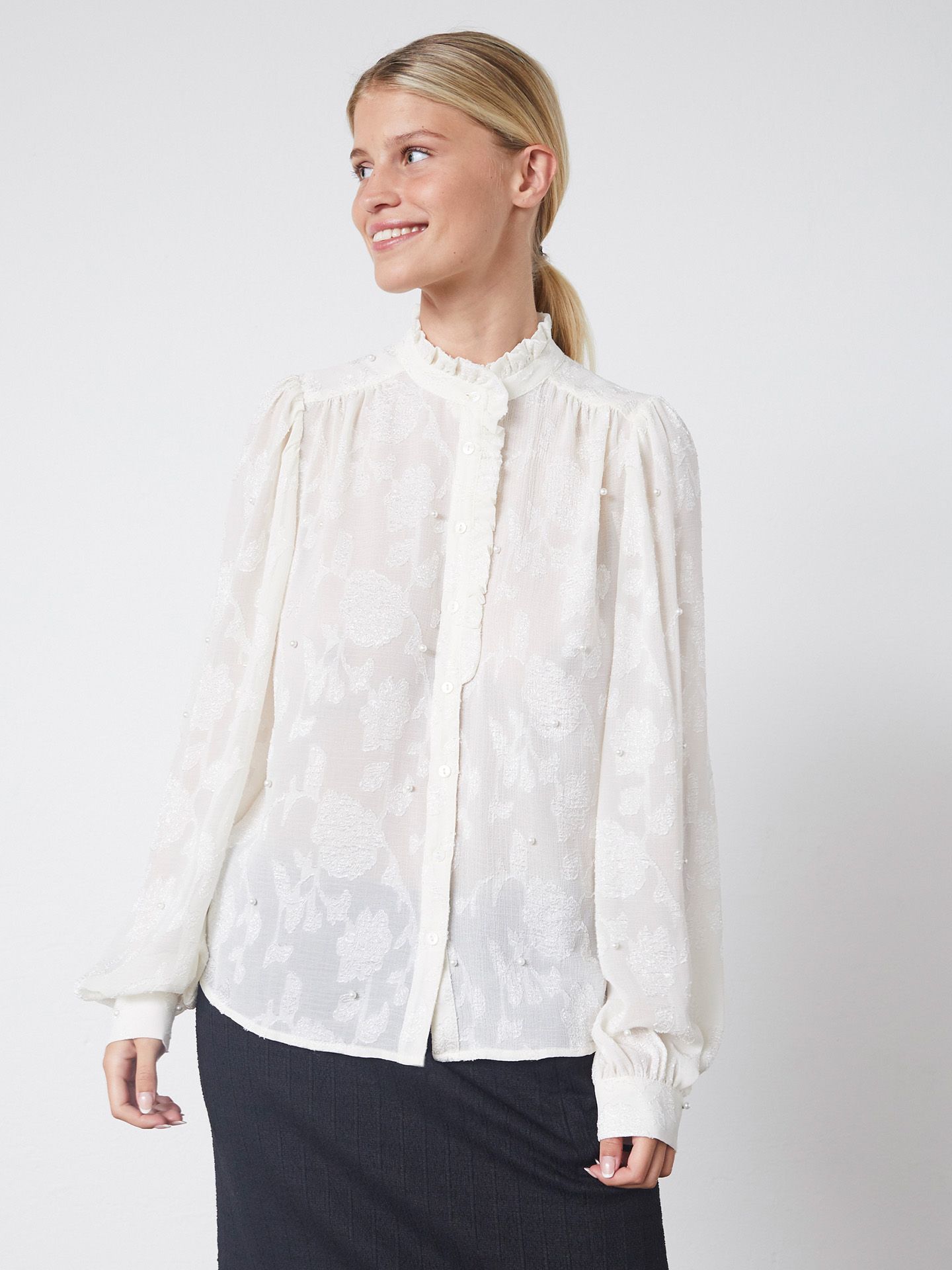 Sisters Point Blouse Virsa Off white 00082646-5050