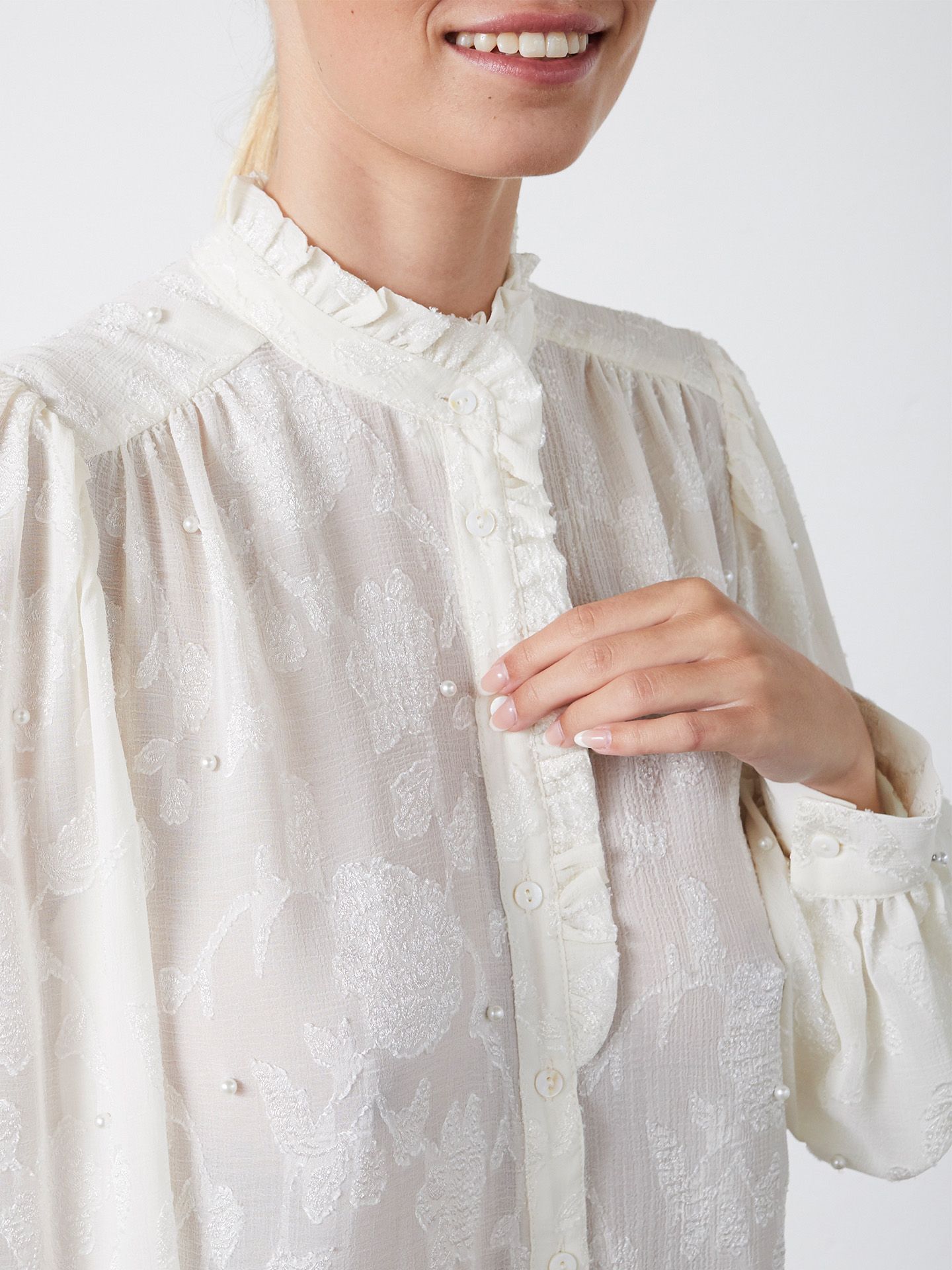 Sisters Point Blouse Virsa Off white 00082646-5050