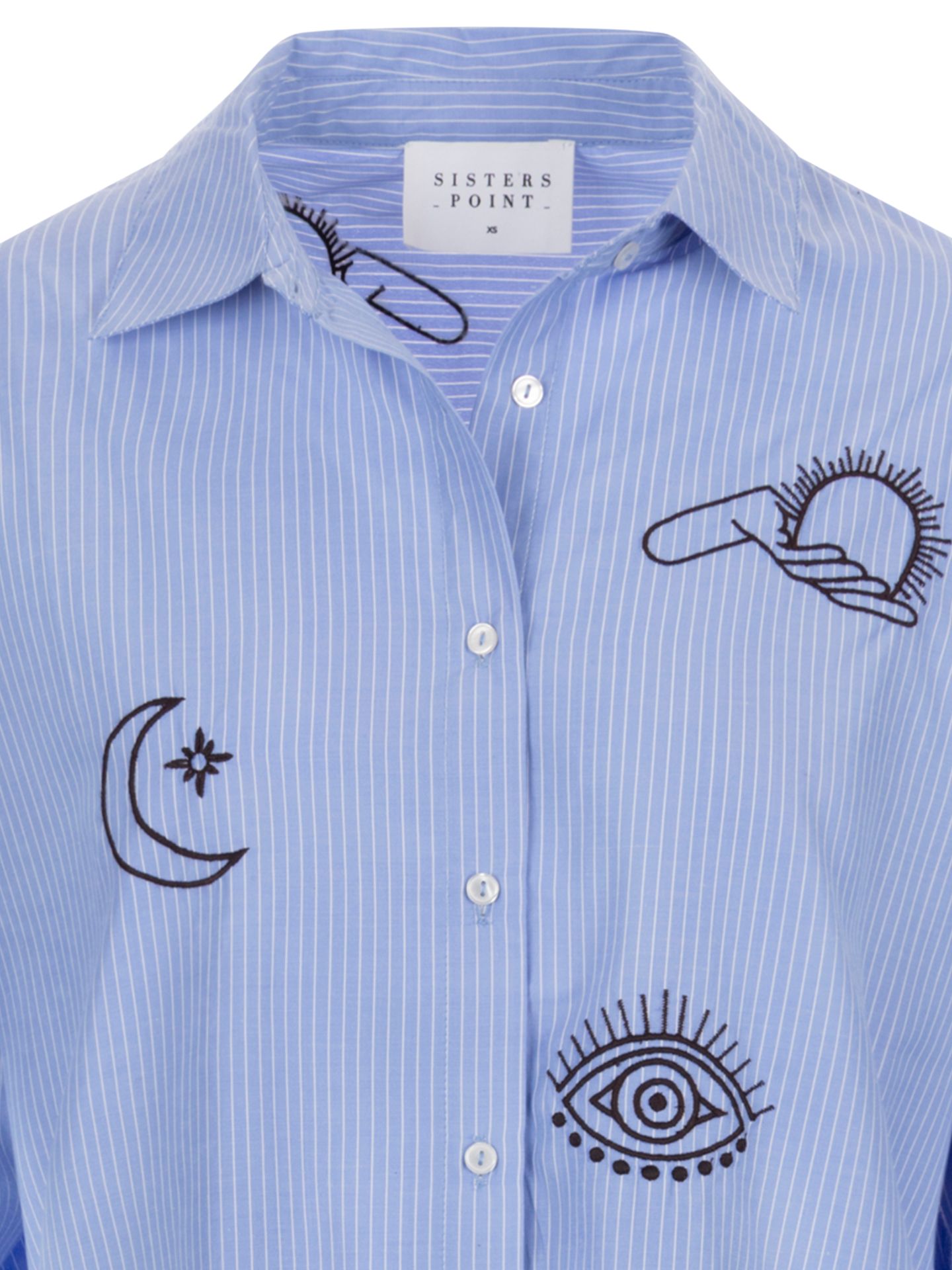 Sisters Point Blouse Ibisa Blauw 00082649-1600