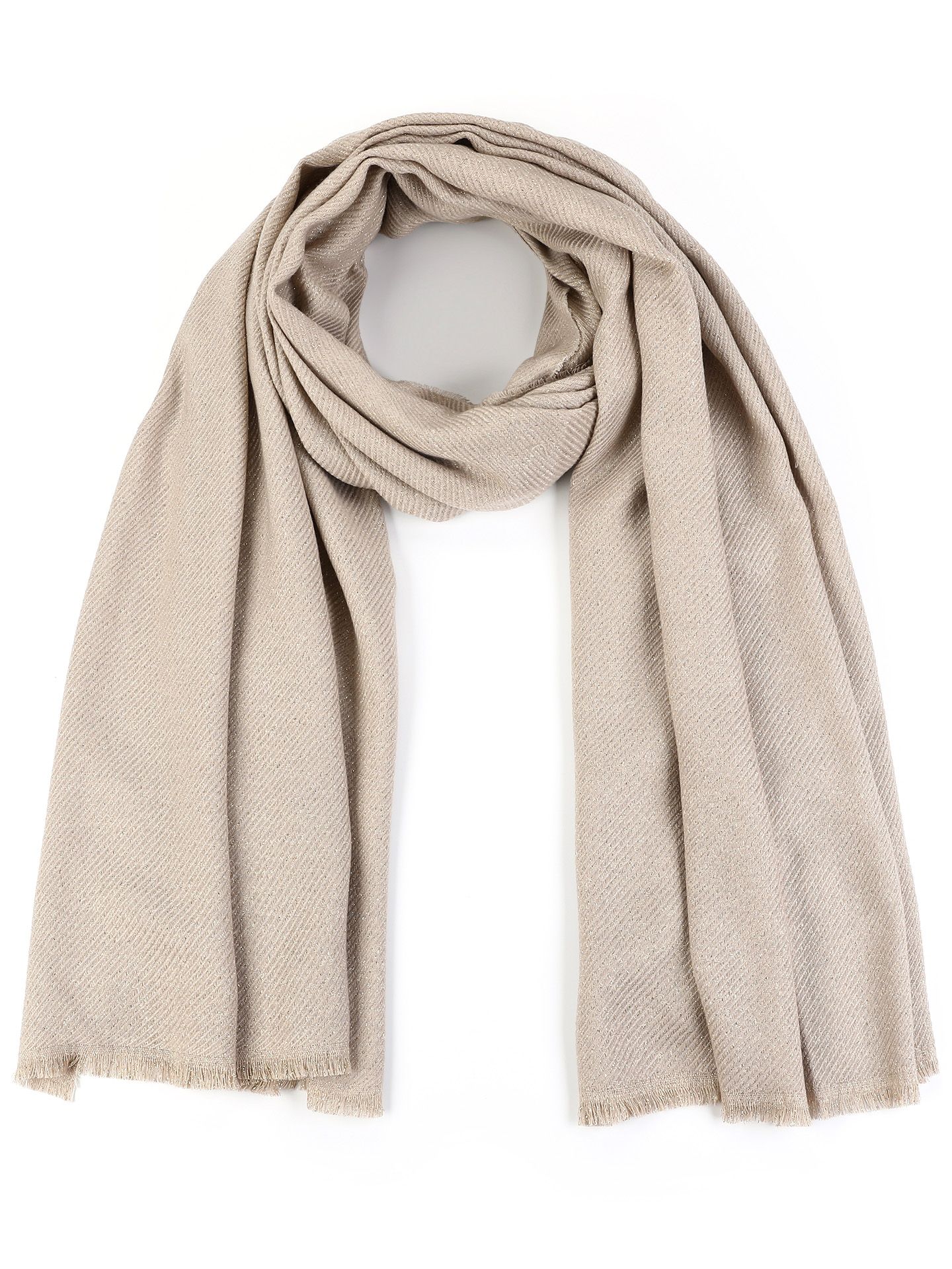Schijvens mode Sjaal Maria Beige 00082662-5200