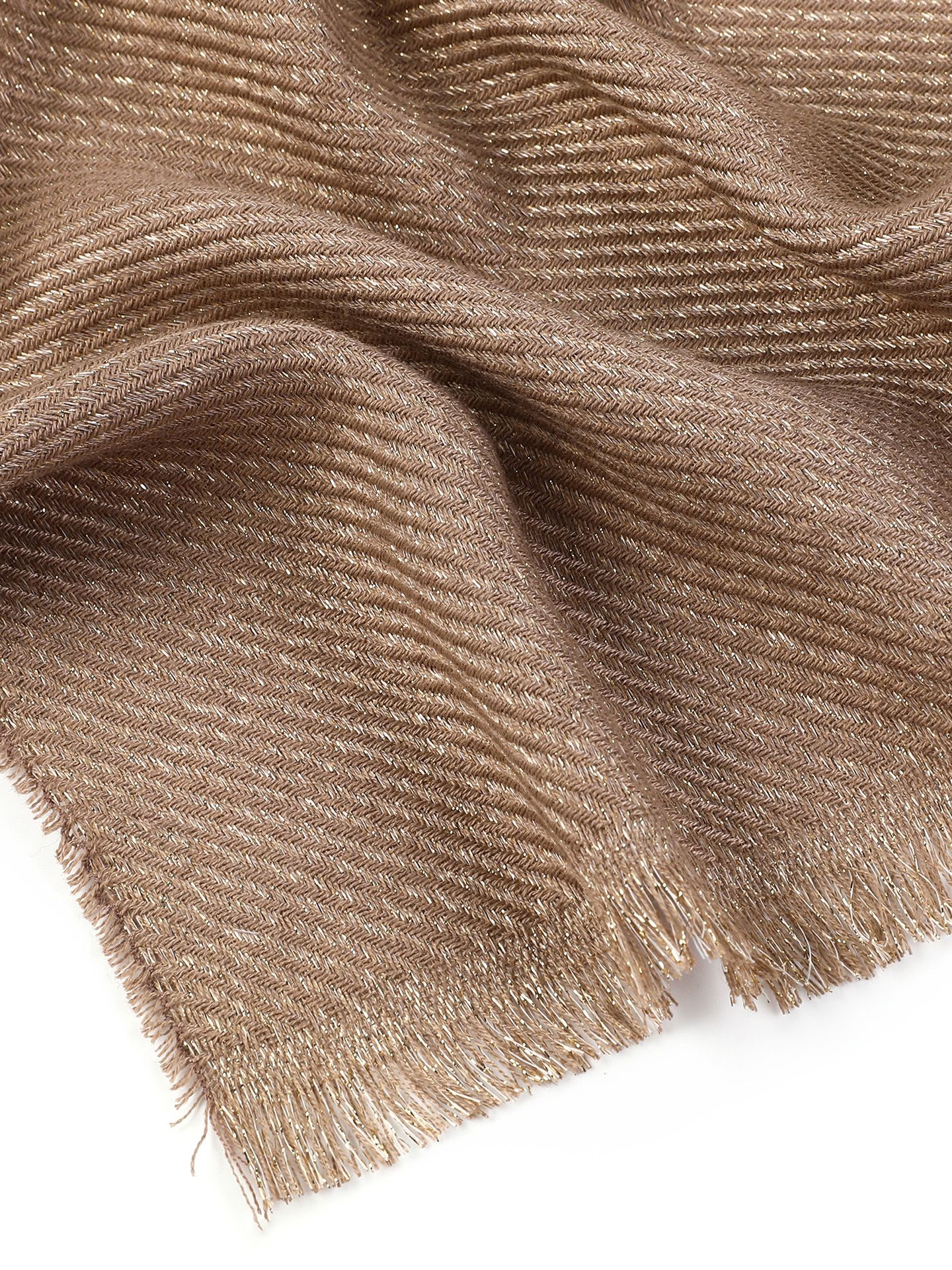 Schijvens mode Sjaal Maria Camel 00082662-5300