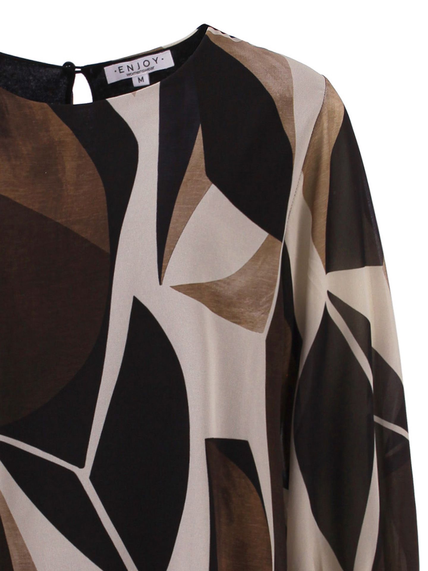 Enjoy Womenswear Blouse Faith Taupe 00082675-5500
