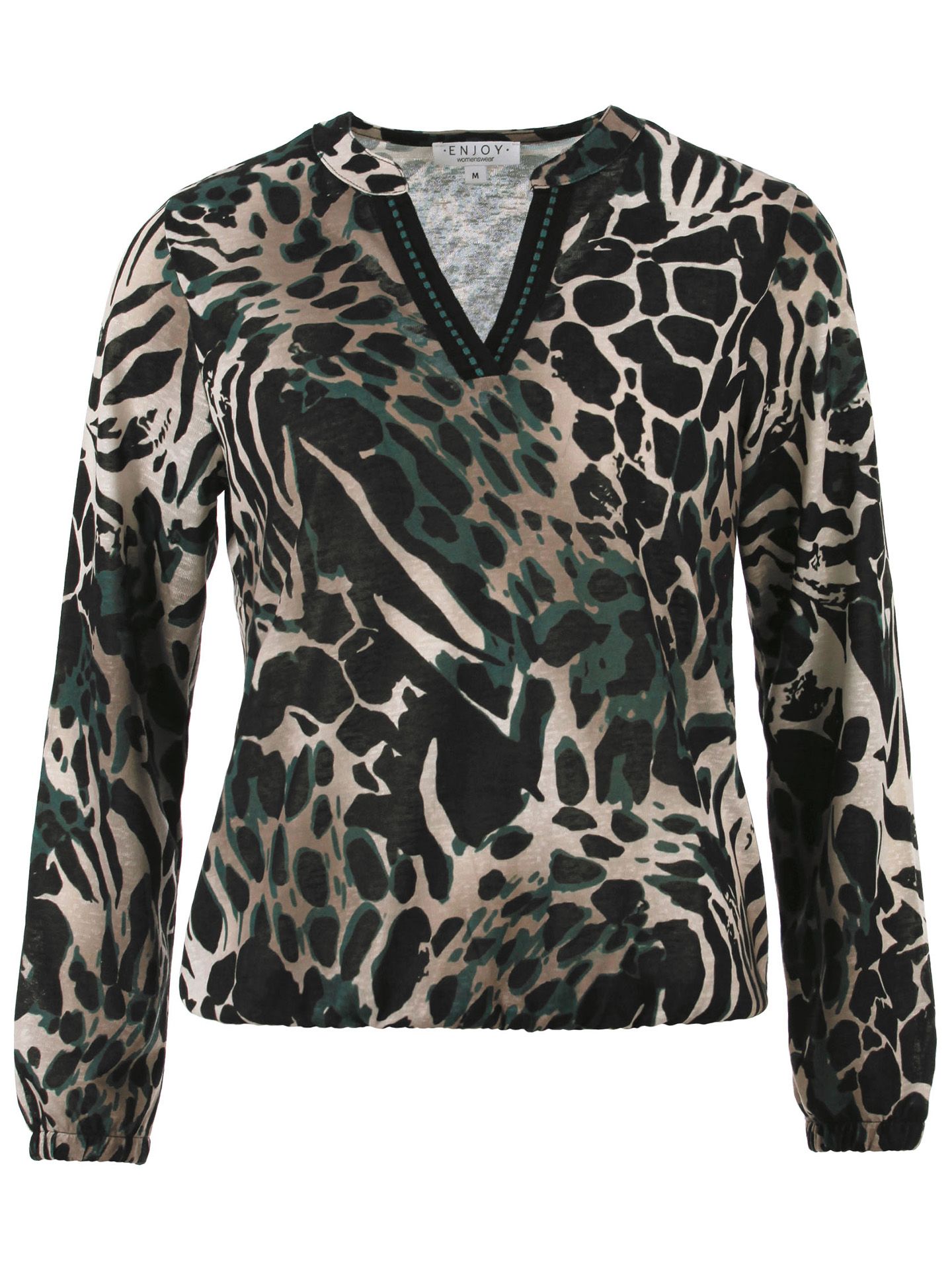 Enjoy Womenswear Blouse Pip Groen 2900078889027