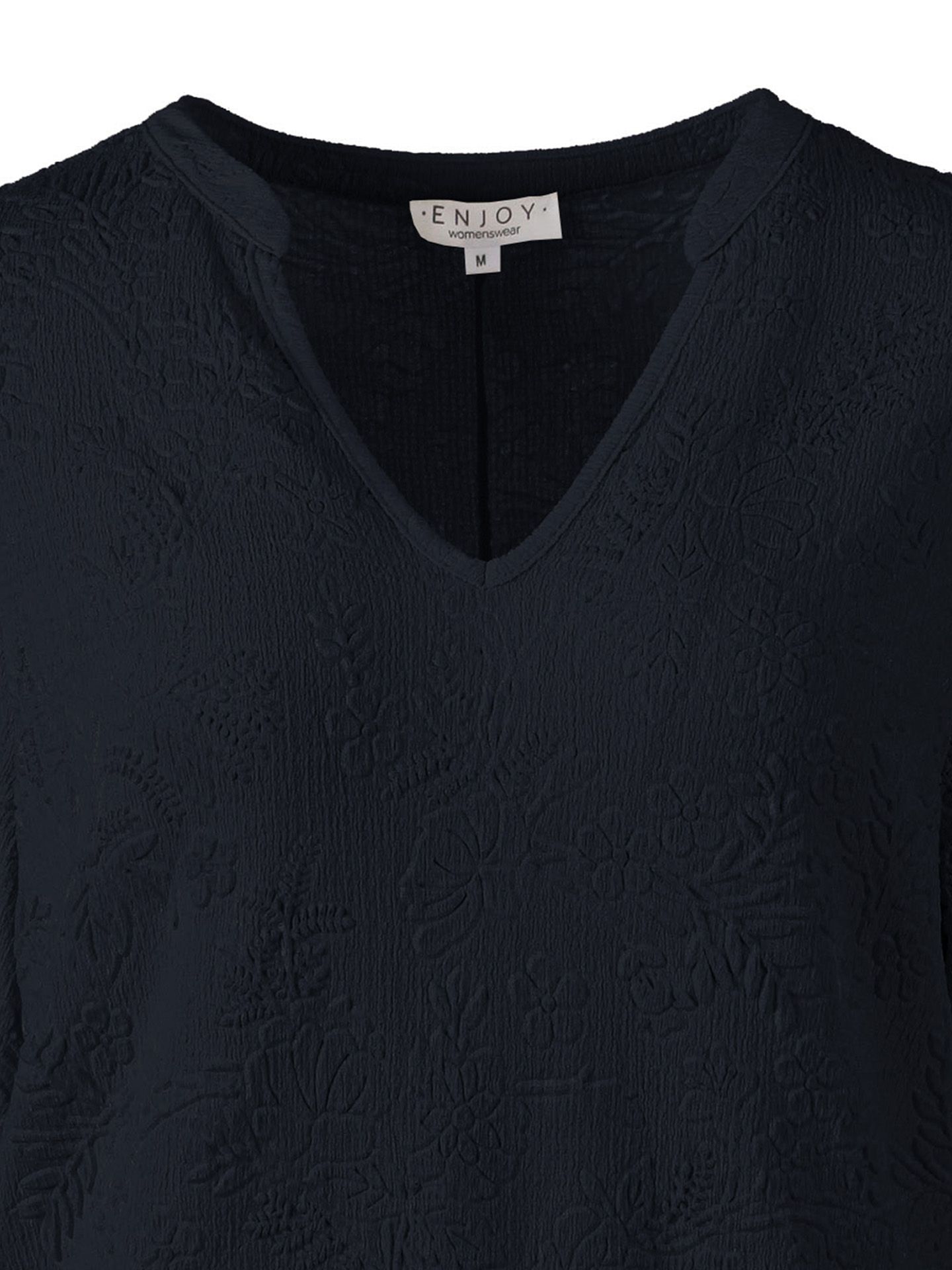 Enjoy Womenswear T-shirt Veerle Blauw 00082683-1500