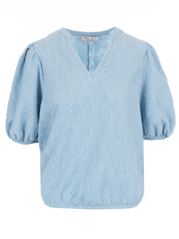 Enjoy Womenswear T-shirt Veerle Blauw 2900080206058