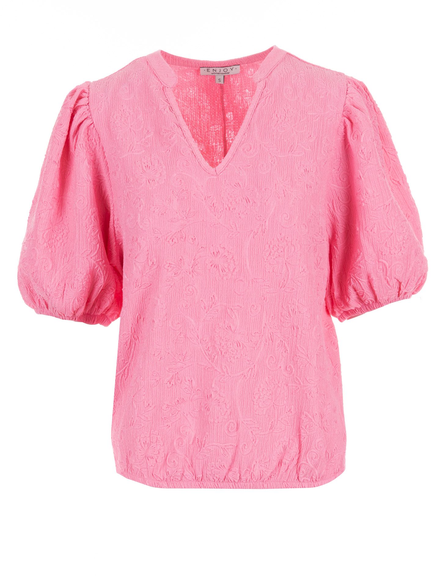 Enjoy Womenswear T-shirt Veerle Roze 00082683-3900