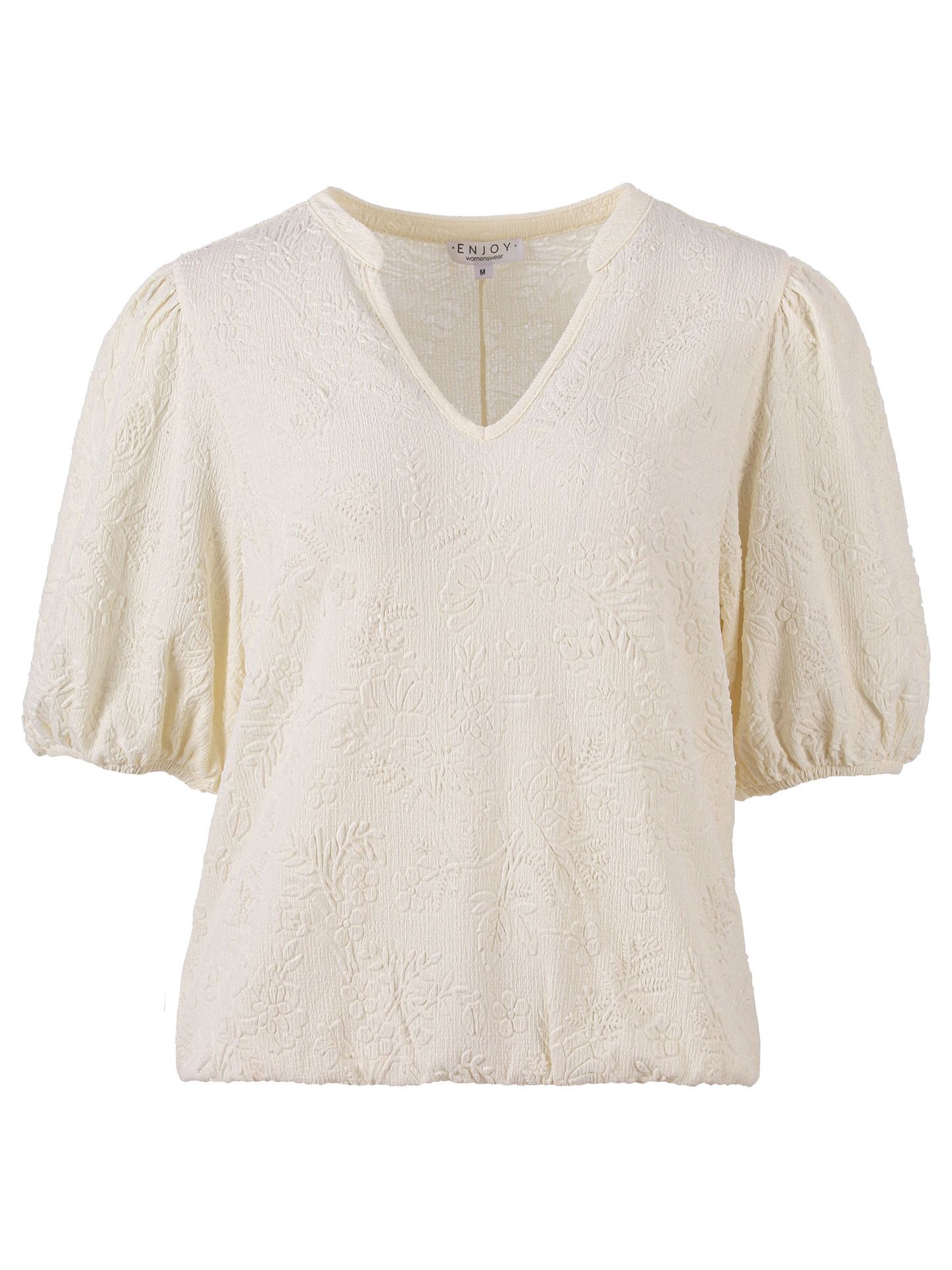 Enjoy Womenswear T-shirt Veerle Off white 00082683-5000