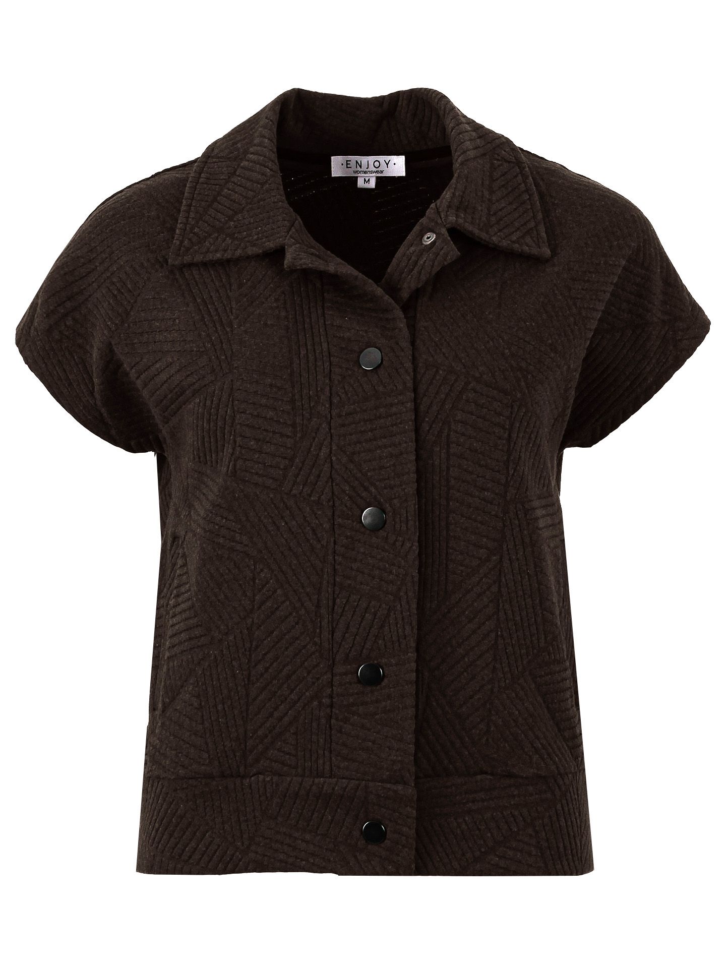 Enjoy Womenswear Gilet Joana  Bruin 00082684-5800 Enjoy Womenswear Gilet Joana  Bruin 00082684-5800