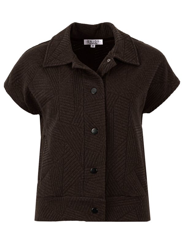 Enjoy Womenswear Gilet Joana  Bruin 2900079986046