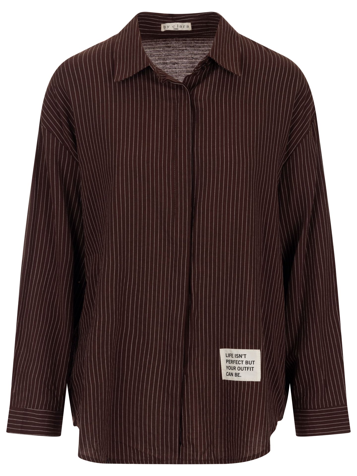 By Clara Blouse Jasmijn Bruin 00082715-5800