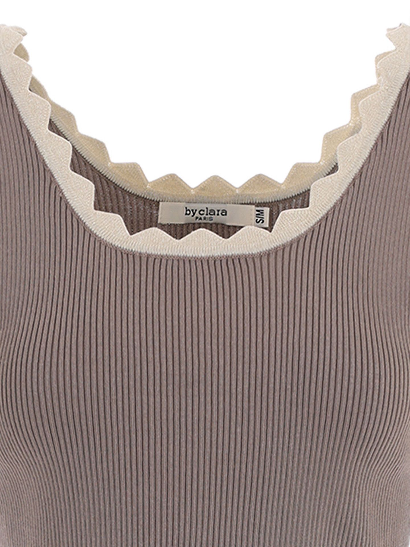 By Clara Top Nori Taupe 00082718-5500