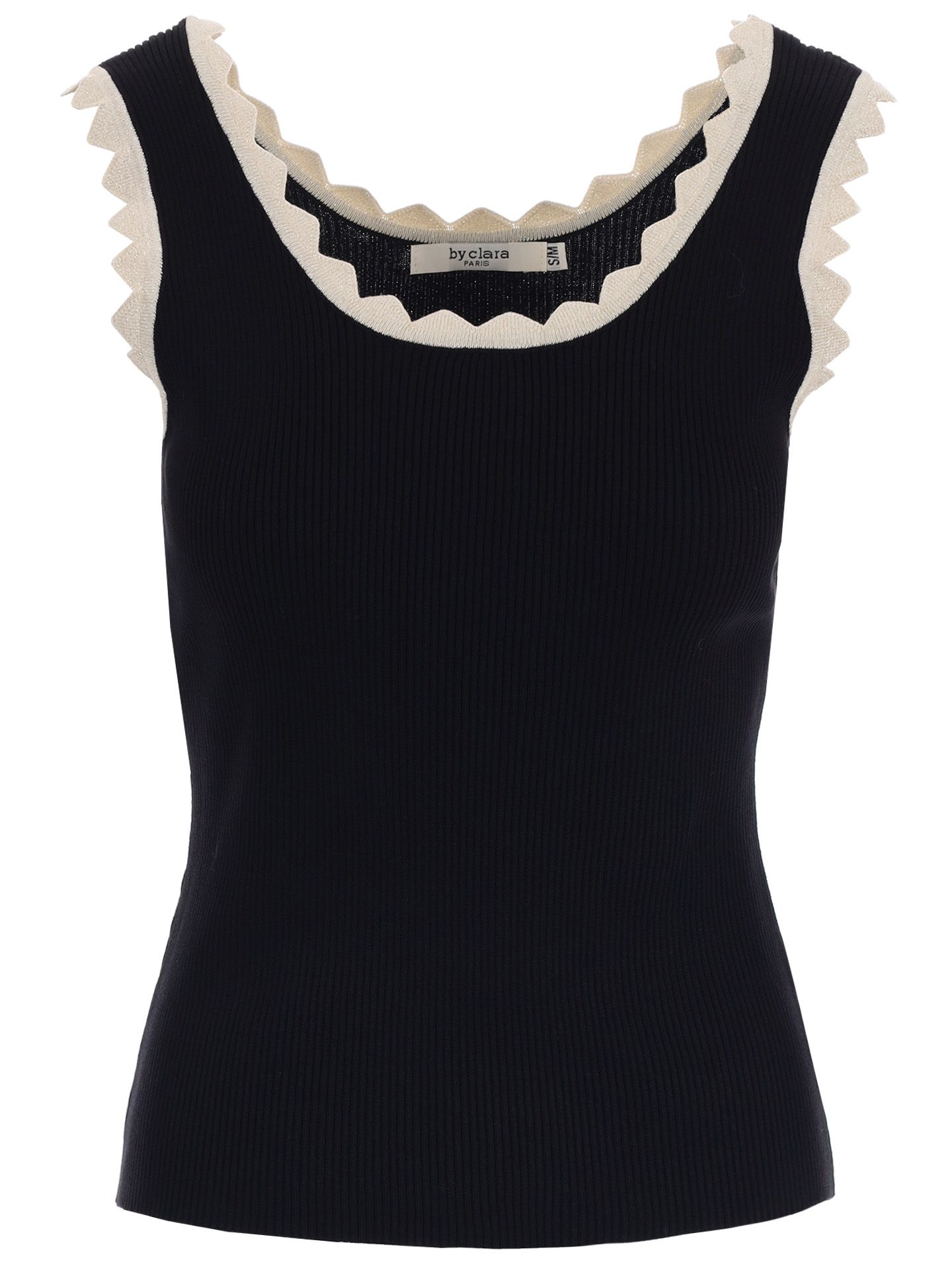 By Clara Top Nori Zwart 2900078823038