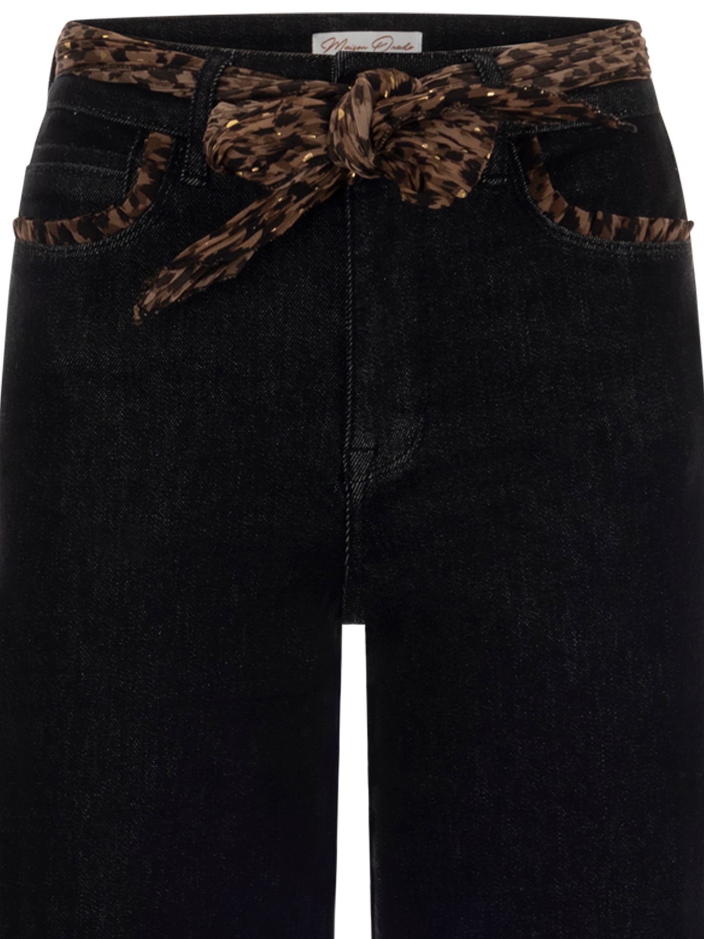 Maison Onado Jeans Emilie Zwart 00082719-7500