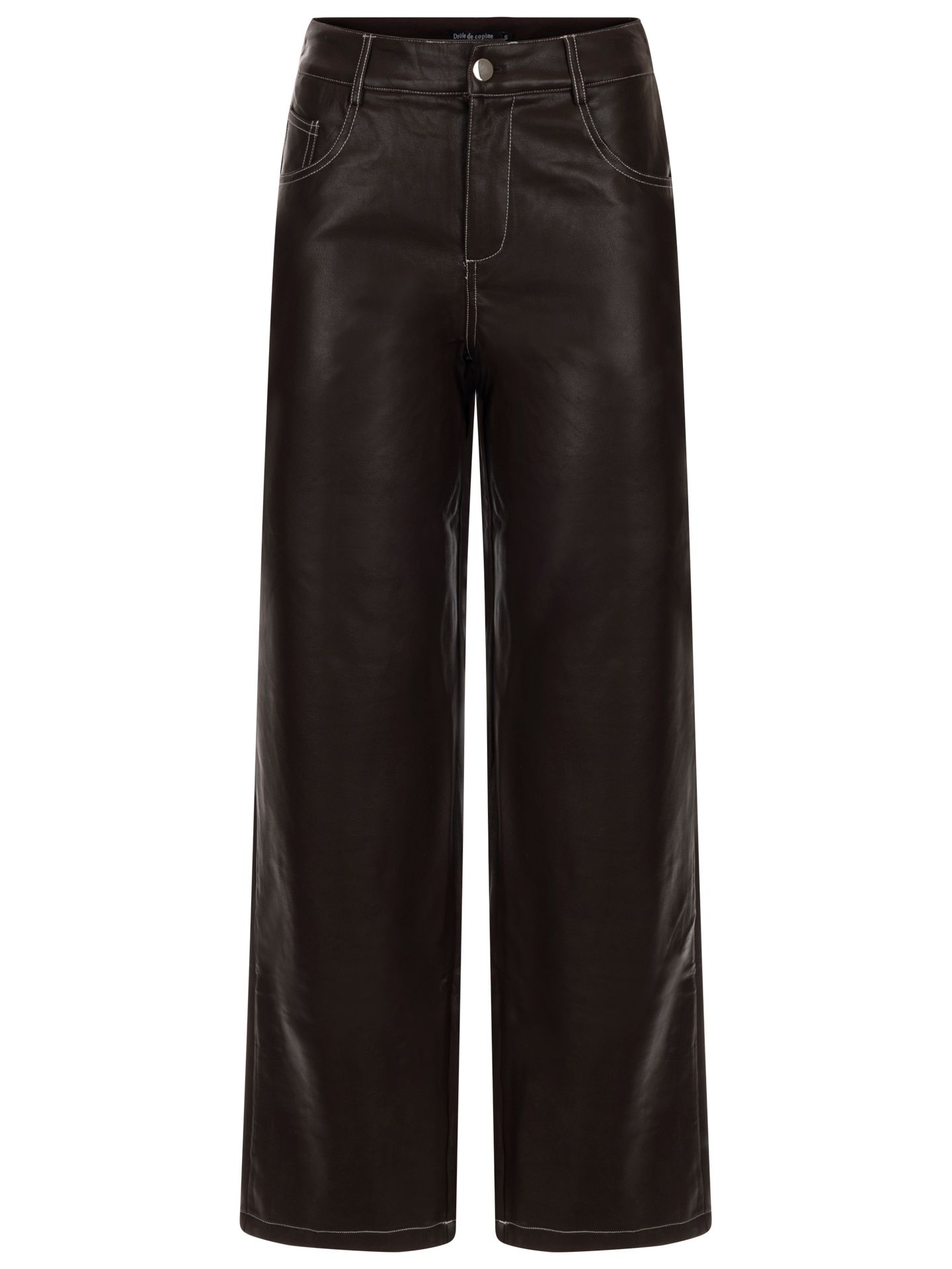 Drole de Copine Broek Juna Bruin 00082733-5800
