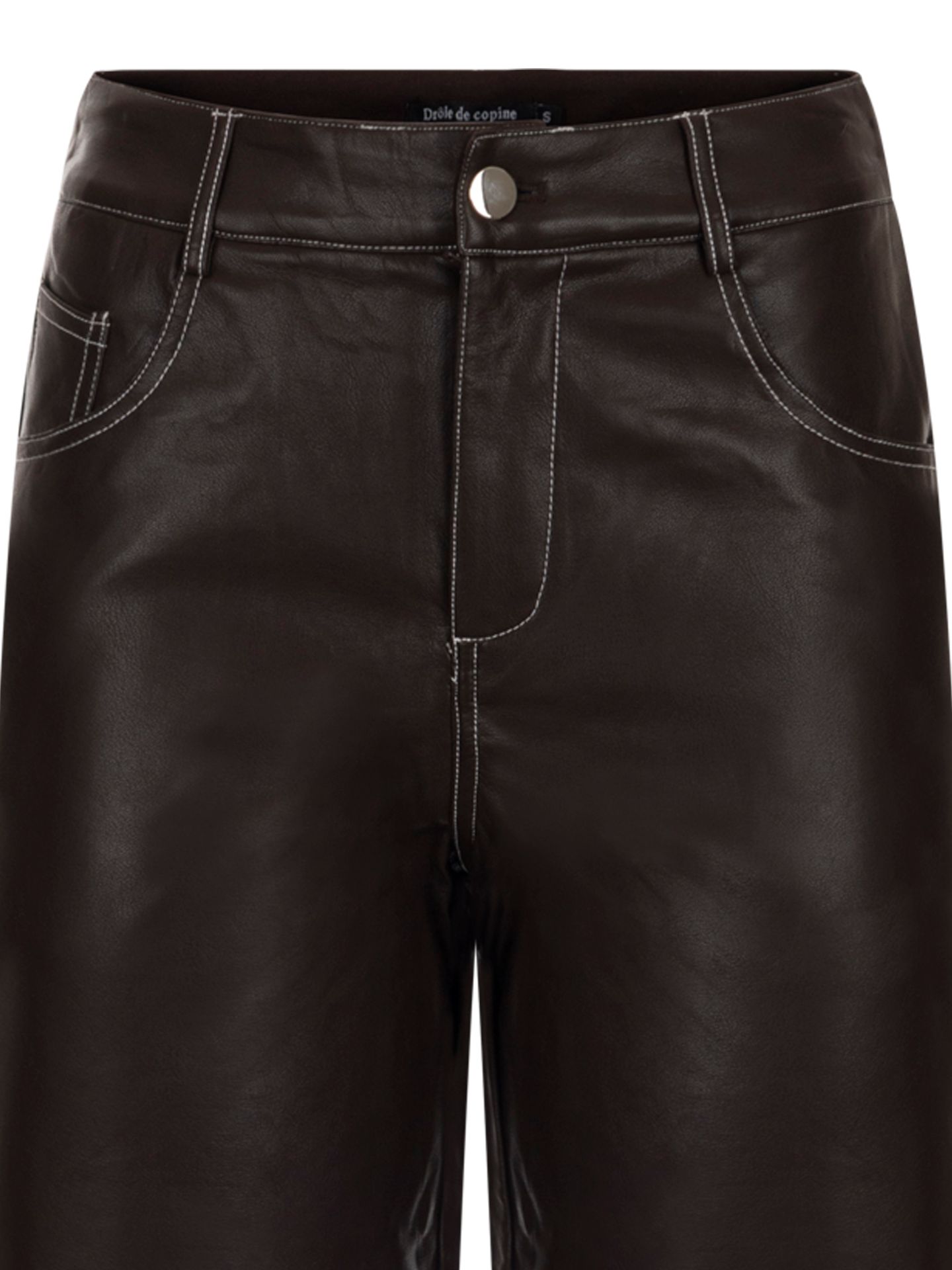 Drole de Copine Broek Juna Bruin 00082733-5800