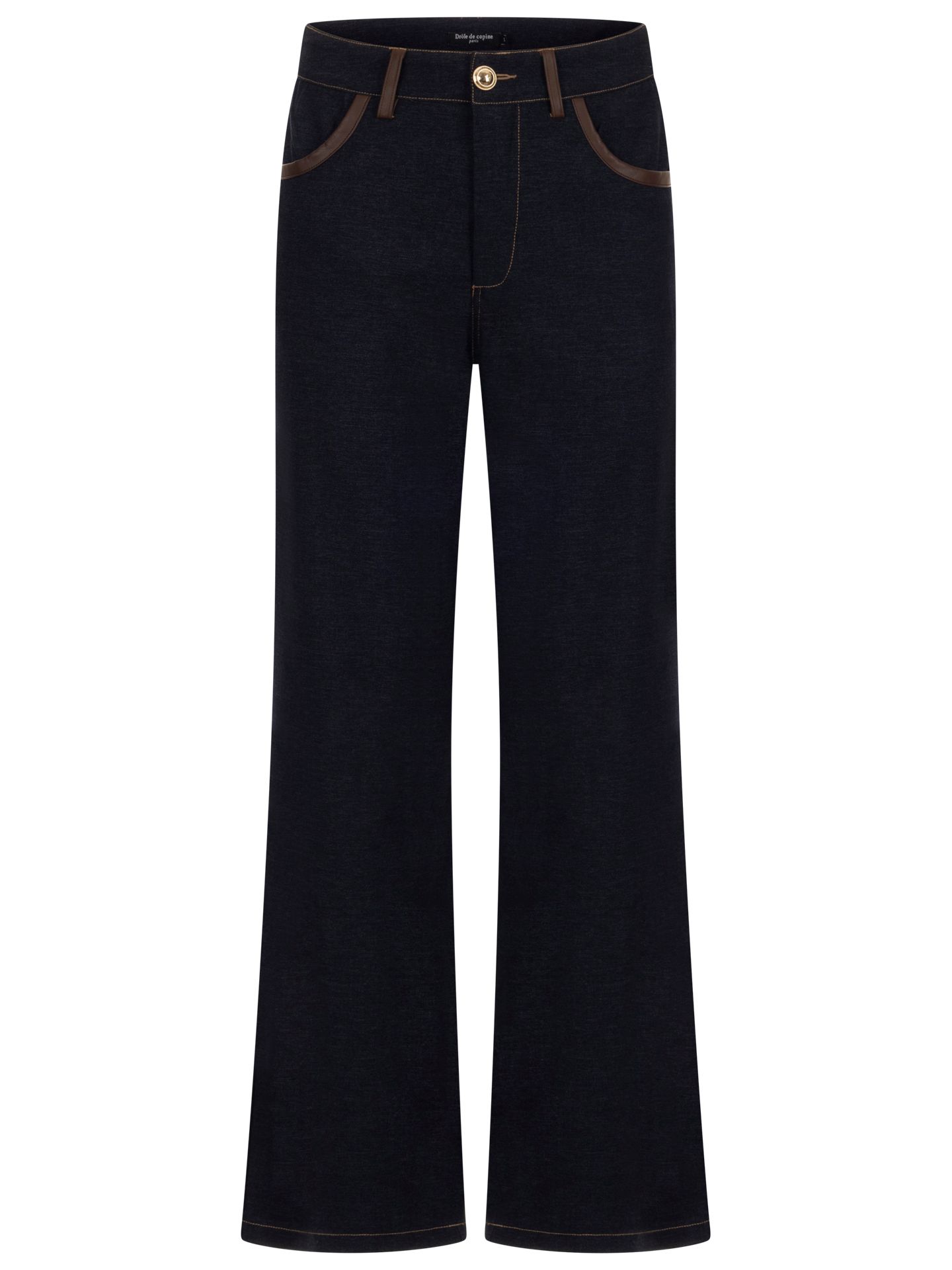 Drole de Copine Broek Daisy Blauw 00082738-1300