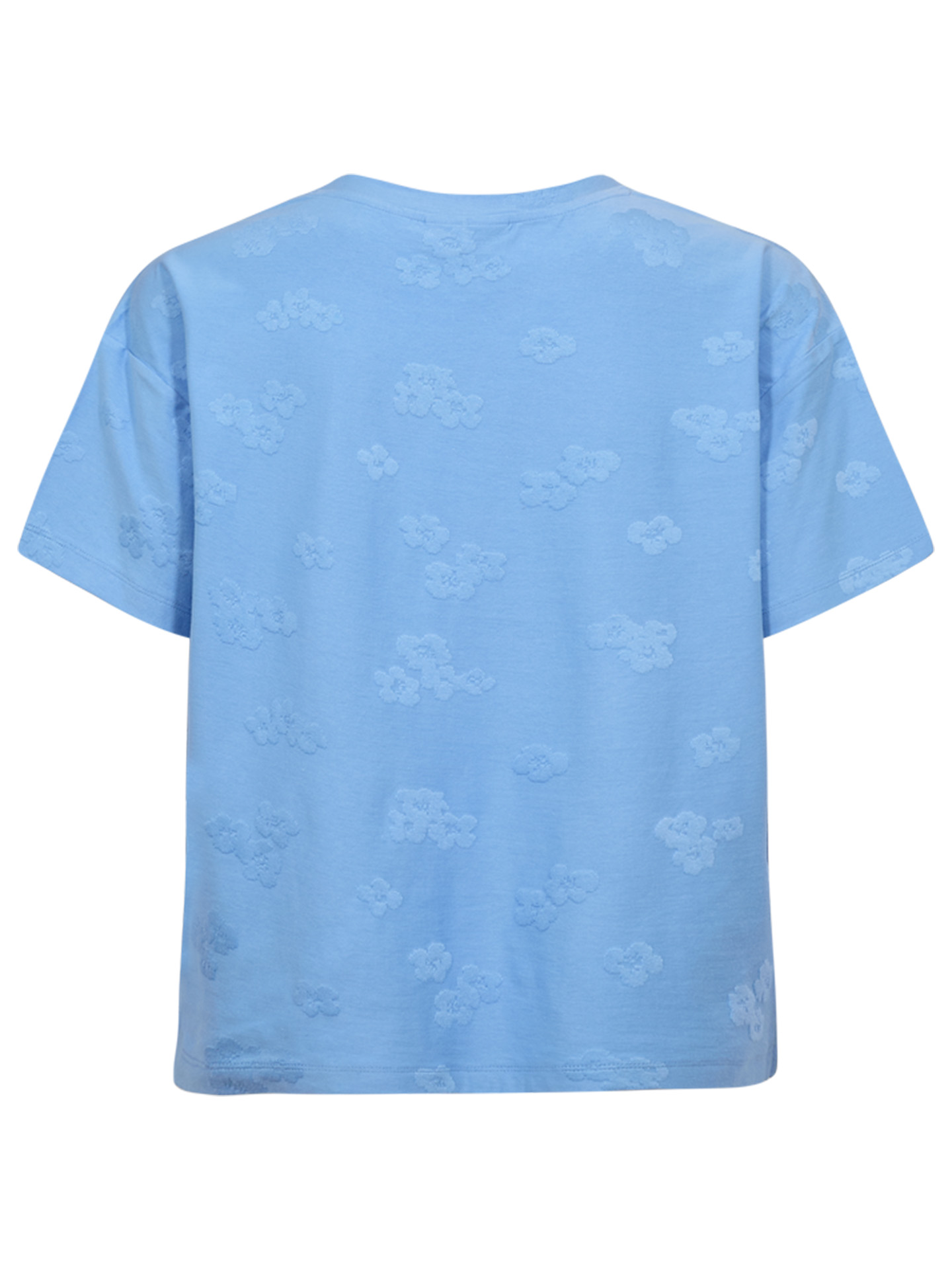 Freequent T-shirt Ziprea Blauw - Schijvens Mode