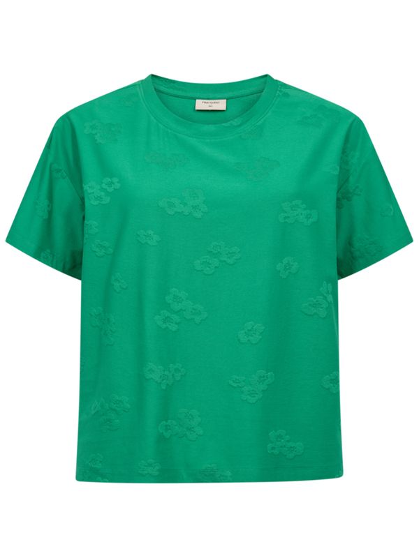 Freequent T-shirt Ziprea Groen 2900078907066