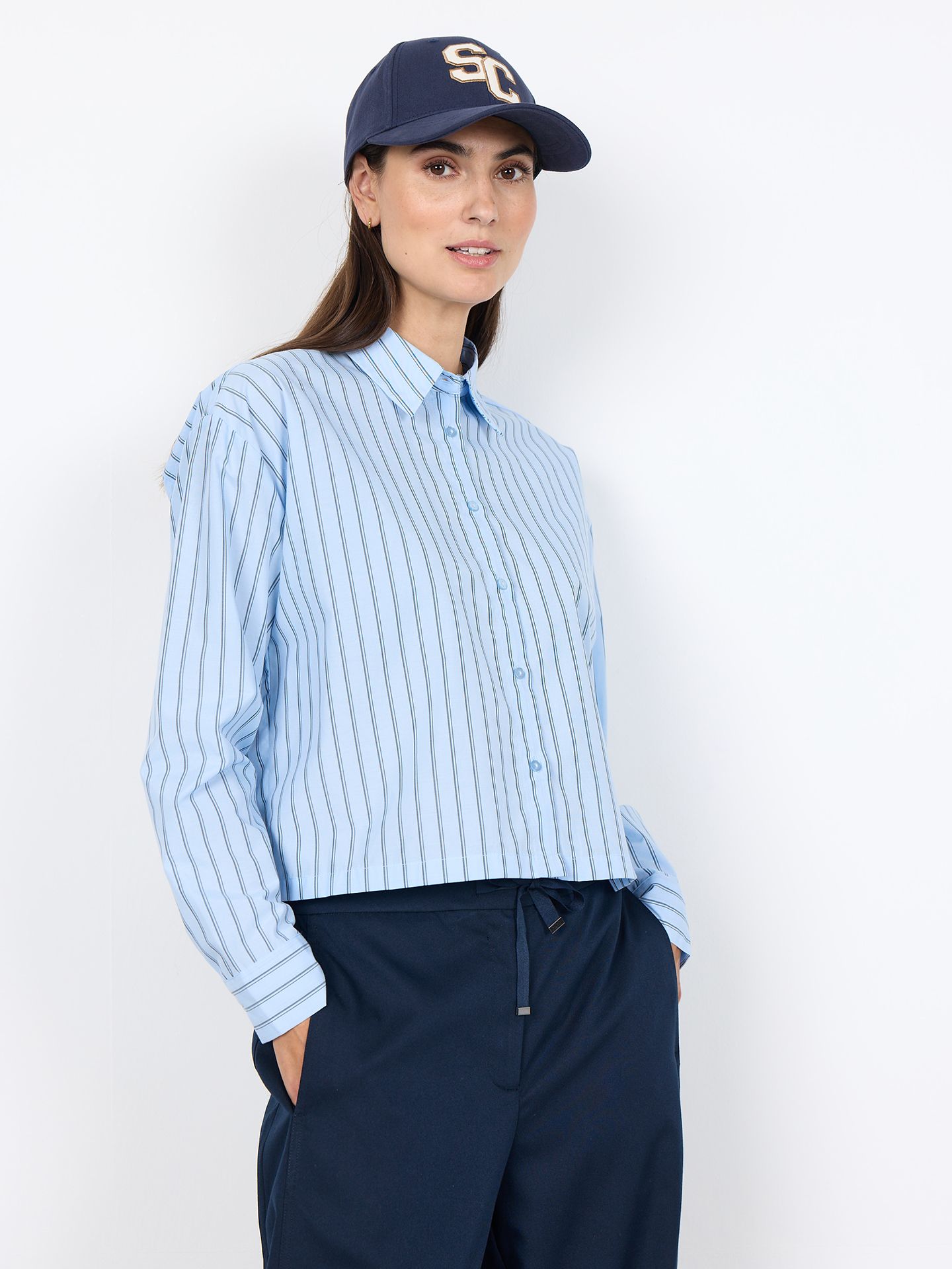 Soyaconcept Blouse Bardot  Blauw 00082798-1600