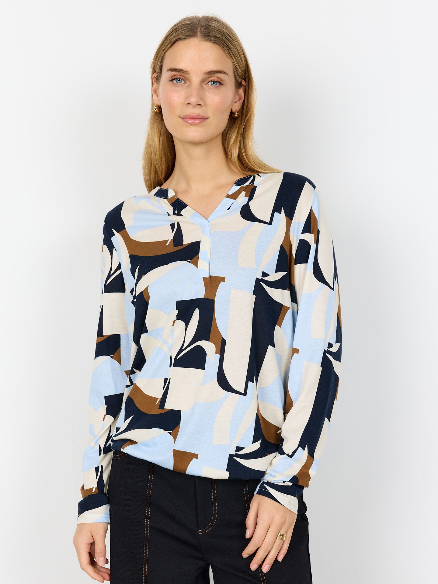 Soyaconcept Shirt Felicity Blauw 00082799-1600